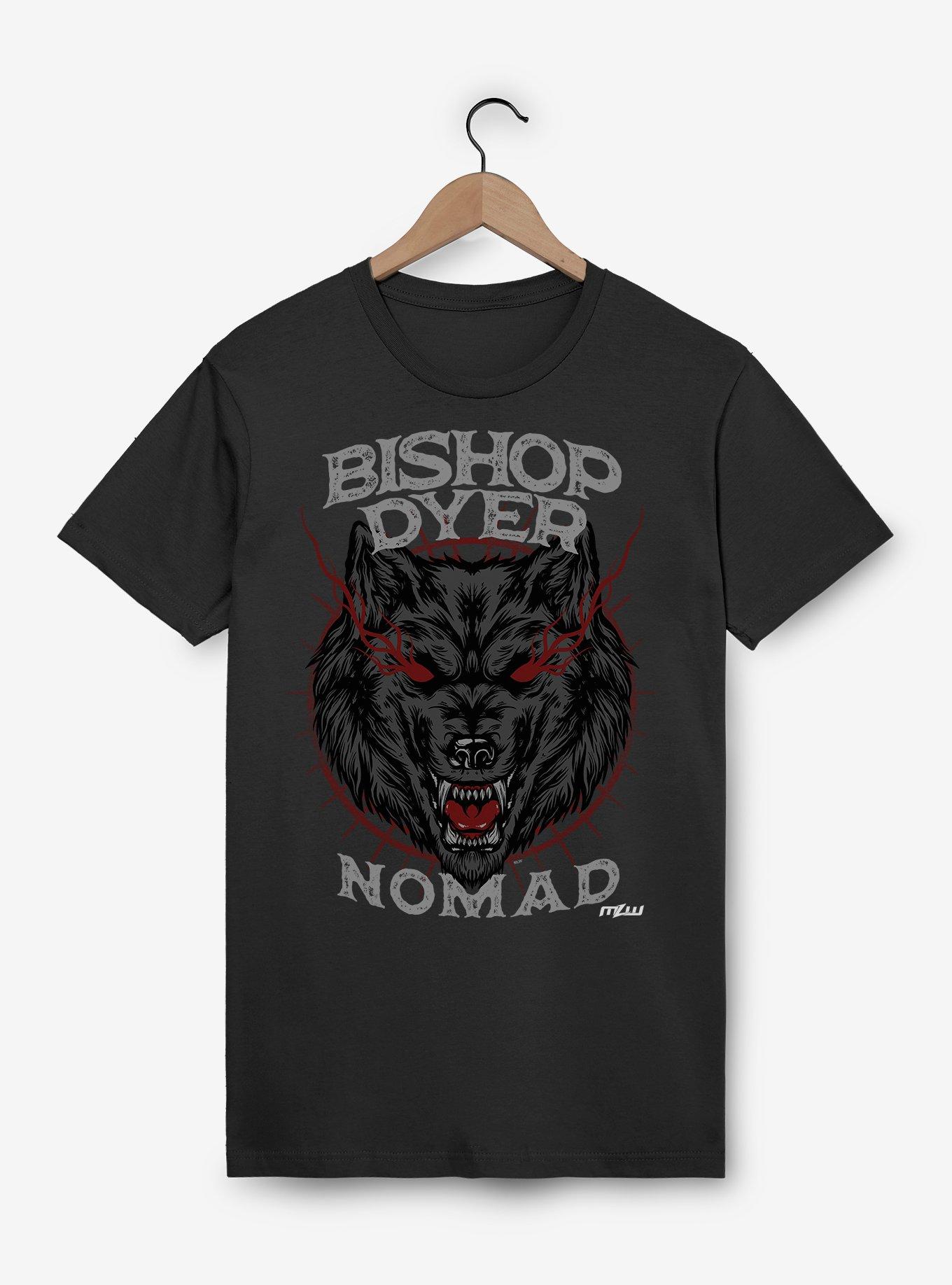 MLW Bishop Dyer Lone Wolf T-Shirt, , hi-res