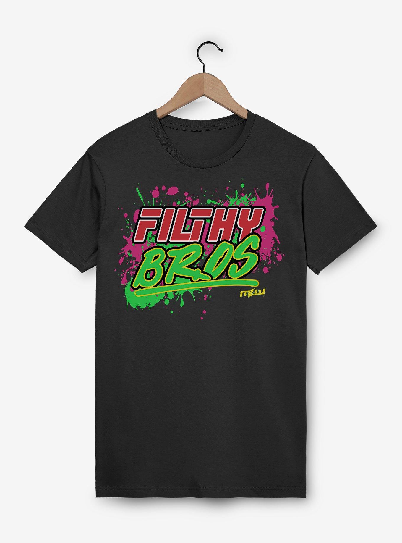 MLW Filthy Bros Logo T-Shirt, , hi-res