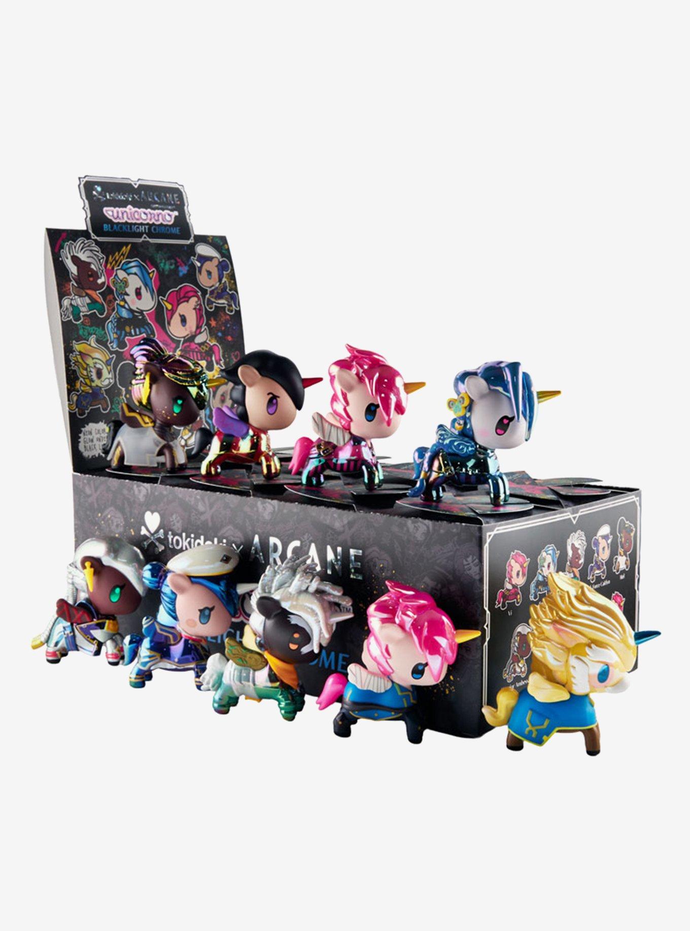 Tokidoki X Arcane Unicorno Black Light Chrome Blind Box Figure, , hi-res