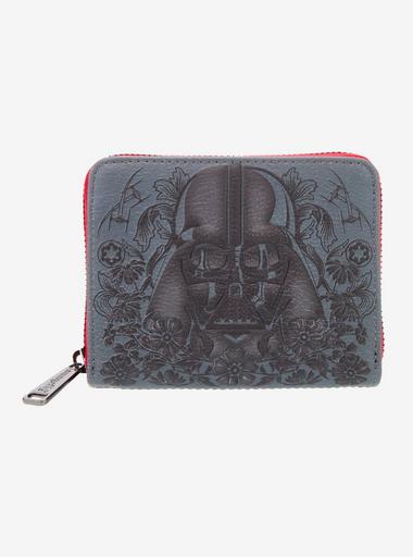 Loungefly Star Wars Darth Vader Embossed Floral Wallet  display picture 3