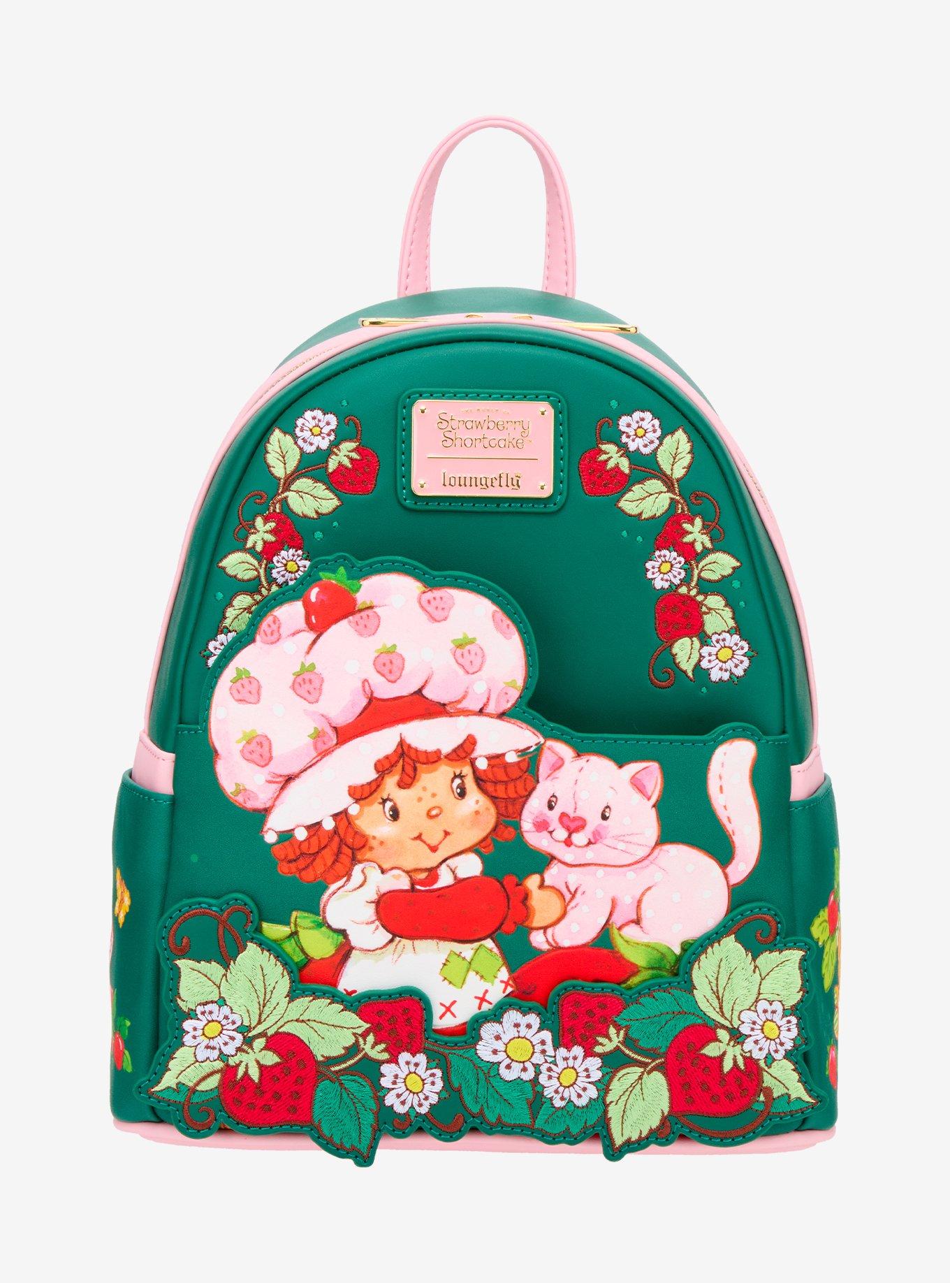 Loungefly Strawberry Shortcake Custard & Strawberry Embroidered Mini Backpack - BoxLunch Exclusive, , hi-res