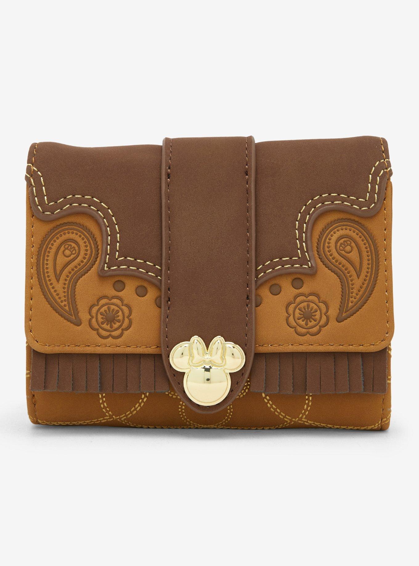 Loungefly Disney Minnie Mouse Western Patterned Wallet - BoxLunch Exclusive, , hi-res