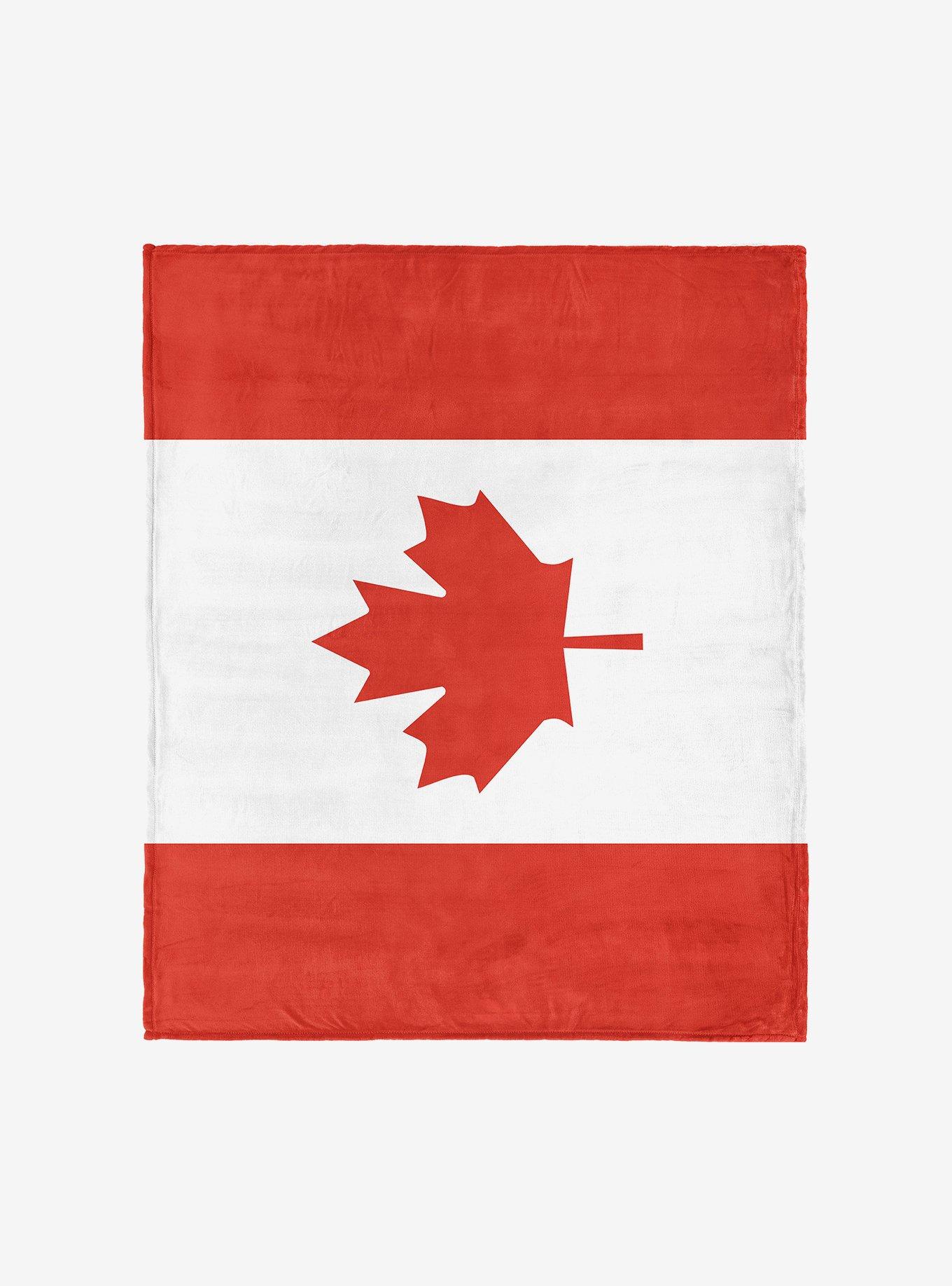 Canada Flag Silk Touch Throw Blanket, , hi-res