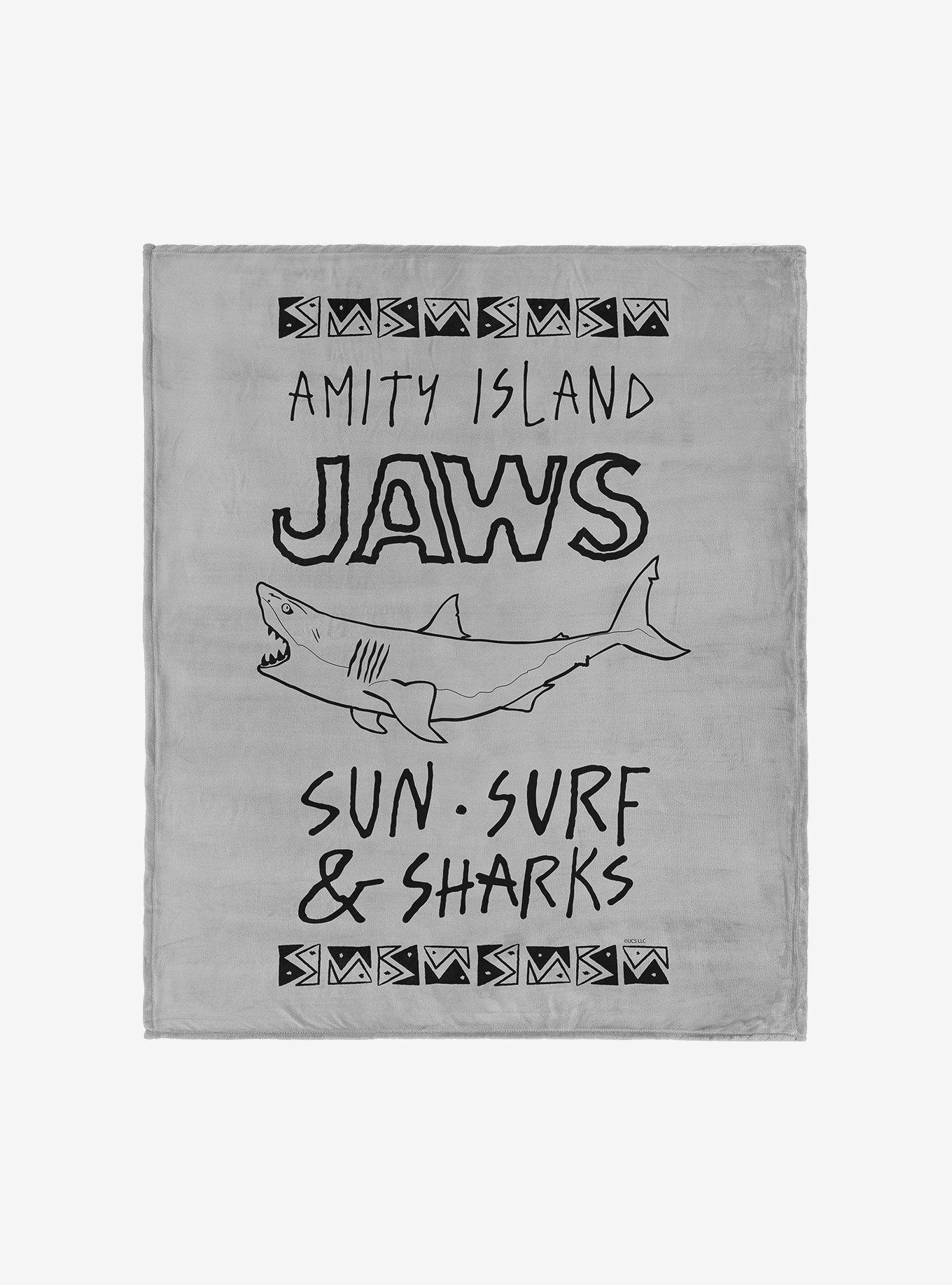 Jaws Amity Island 50x60" Silk Touch Throw Blanket, , hi-res