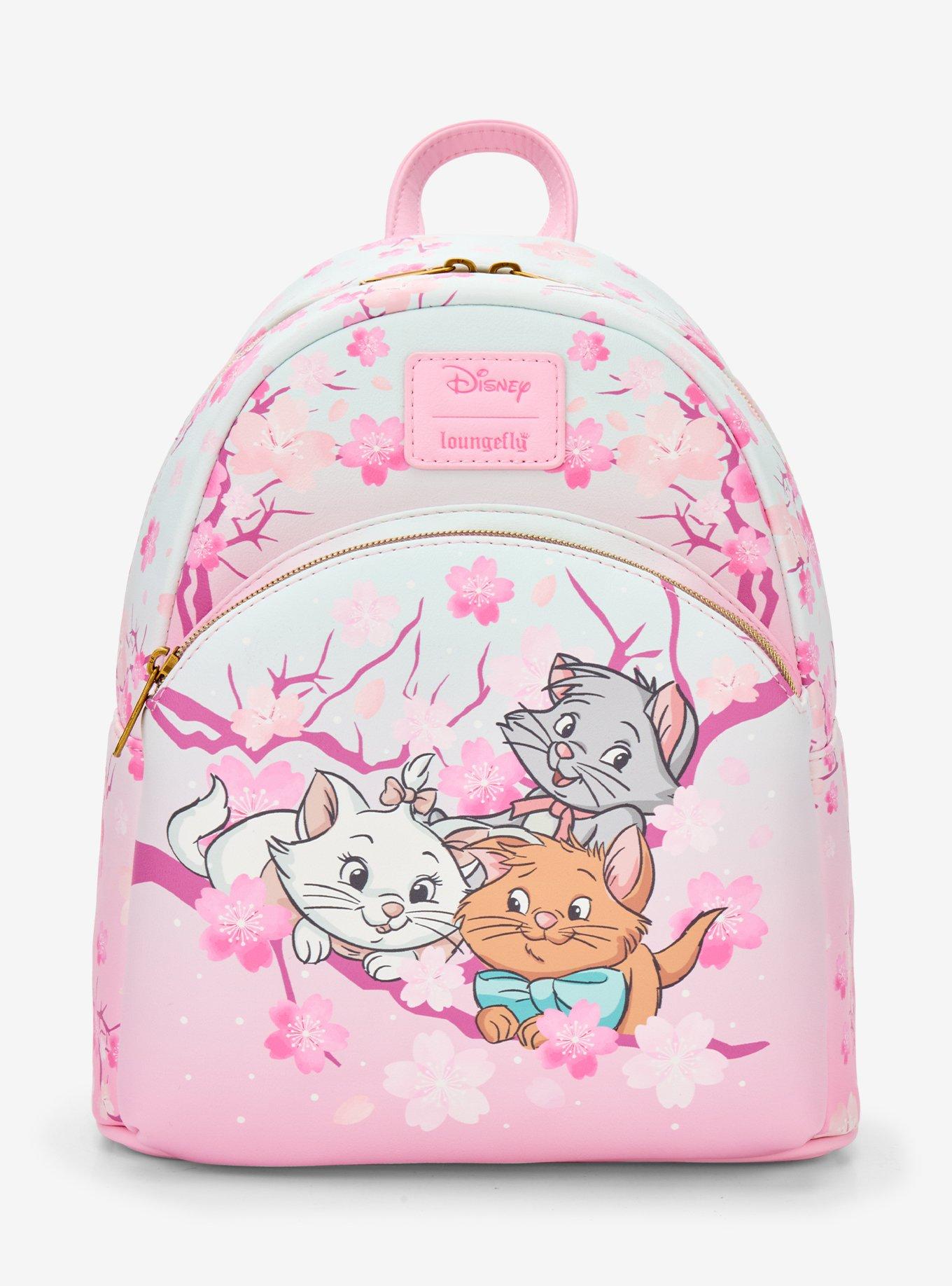 aristocrat mini backpack Loungefly Disney The Aristocats Kittens Cherry Blossom Mini Backpack