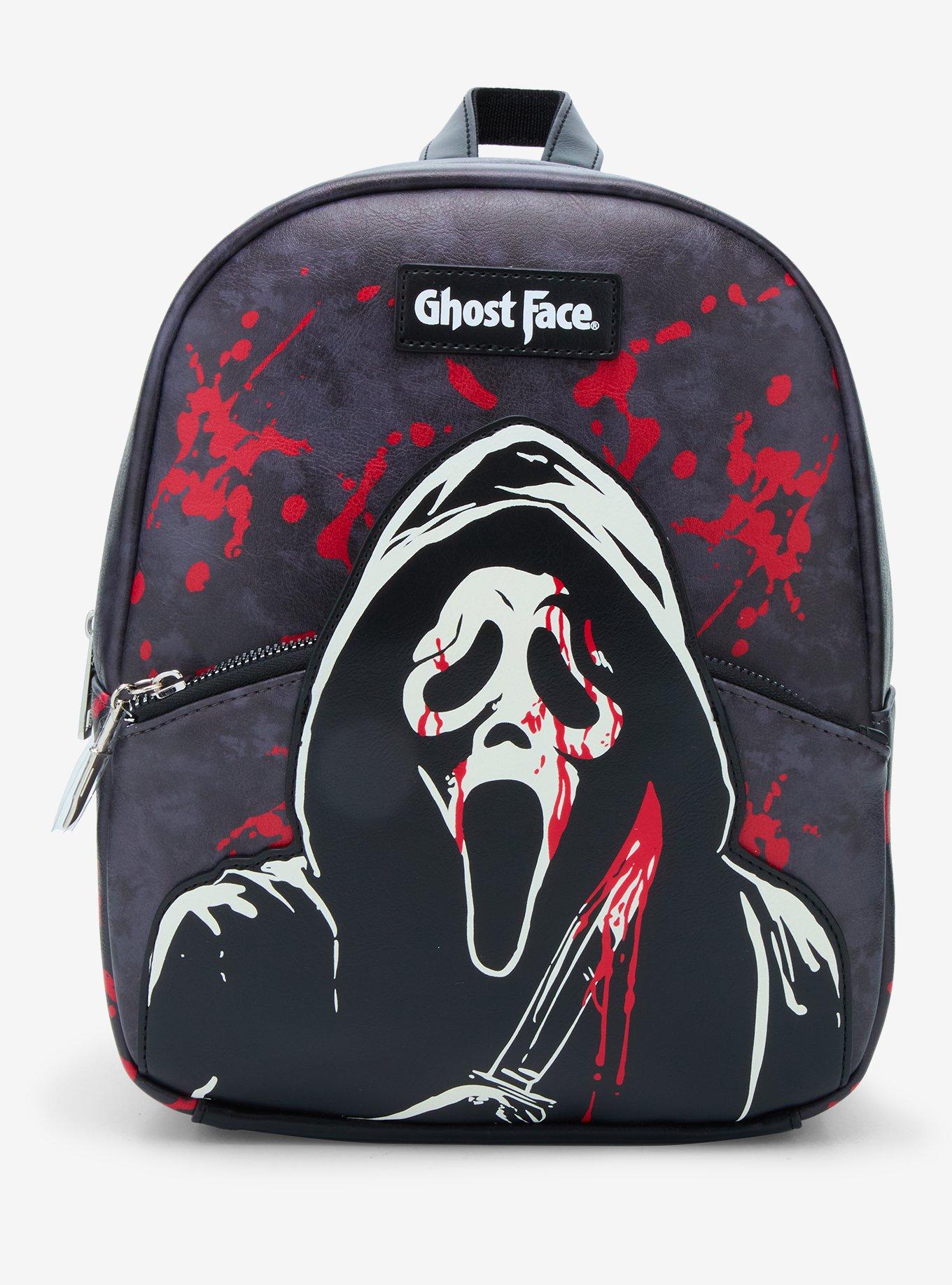 Ghost Face Blood Splatter Mini Backpack