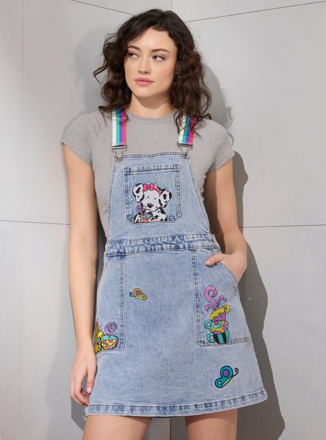 Spottie Dottie Butterfly Denim Skirtall, , hi-res