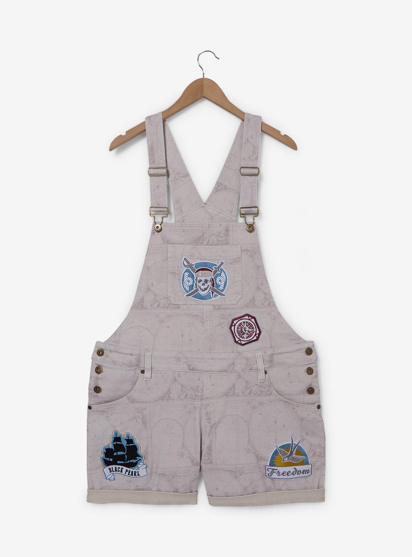 Disney Pirates Of The Caribbean Icons Shortalls Plus Size, , hi-res