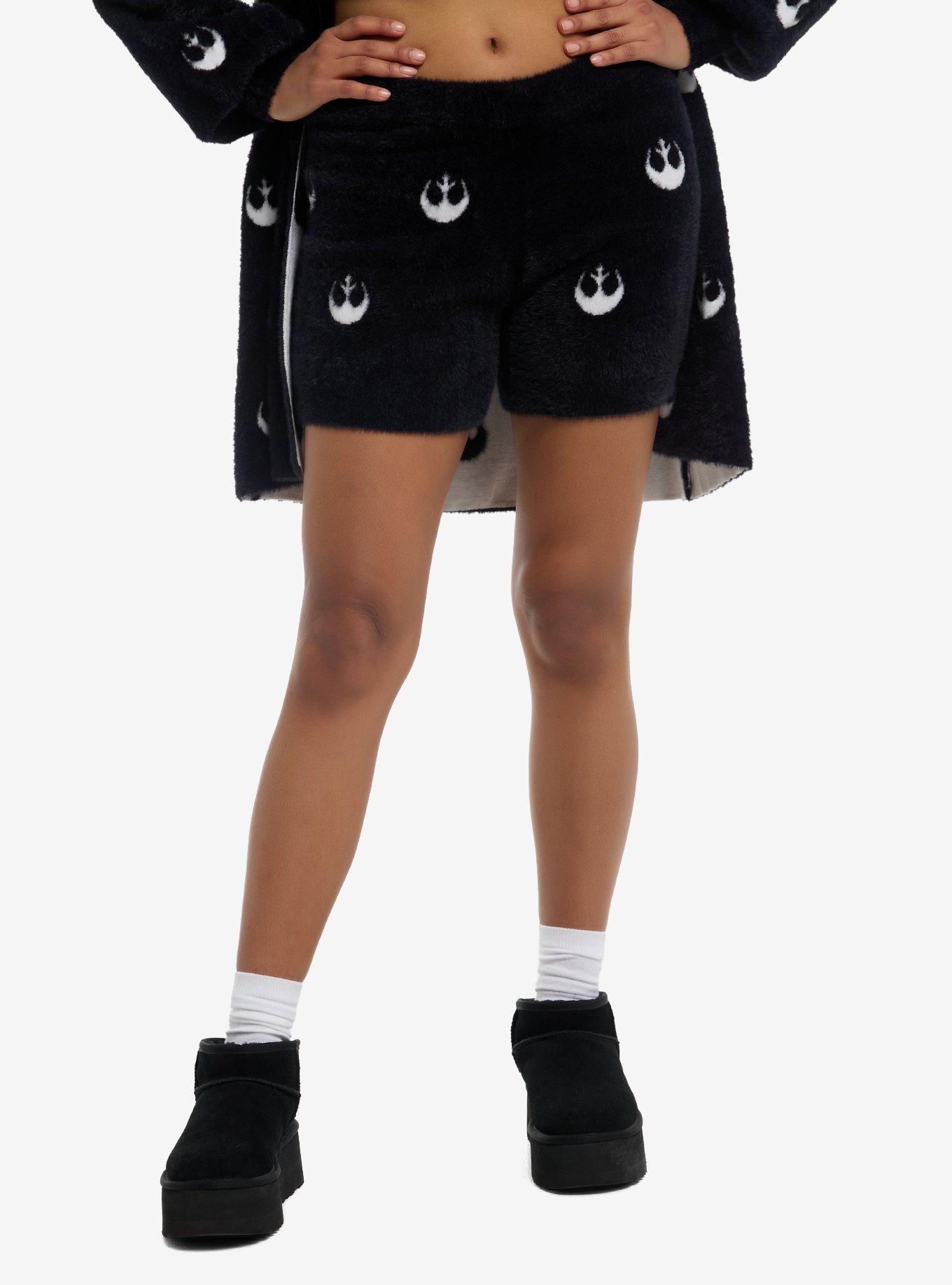 Her Universe Star Wars Rebel Symbol Cozy Lounge Shorts Her Universe Exclusive, , hi-res