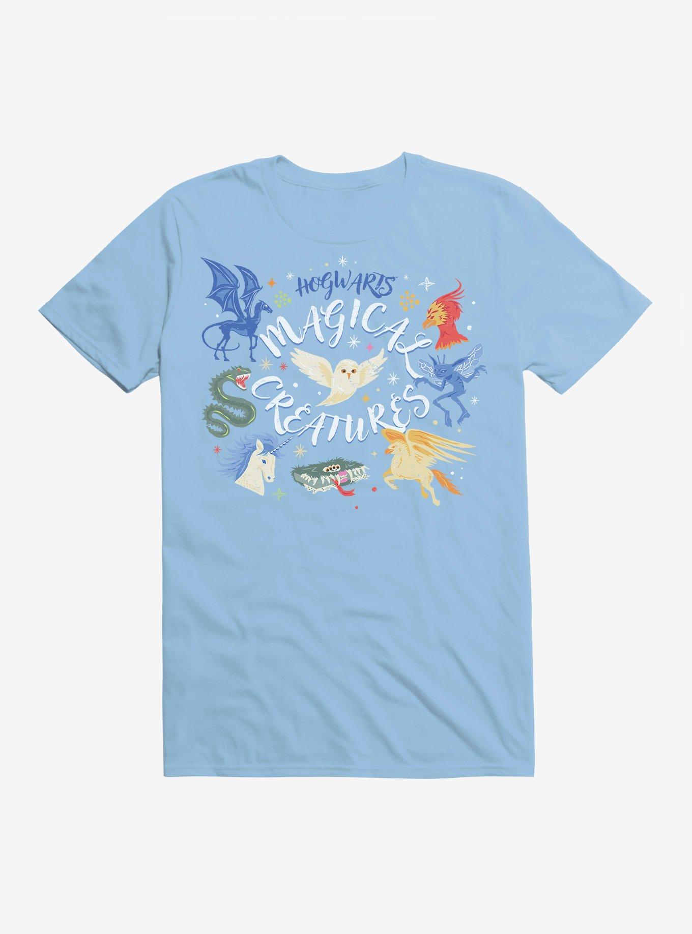 Harry Potter Hogwarts Magic Creatures Icons T-Shirt