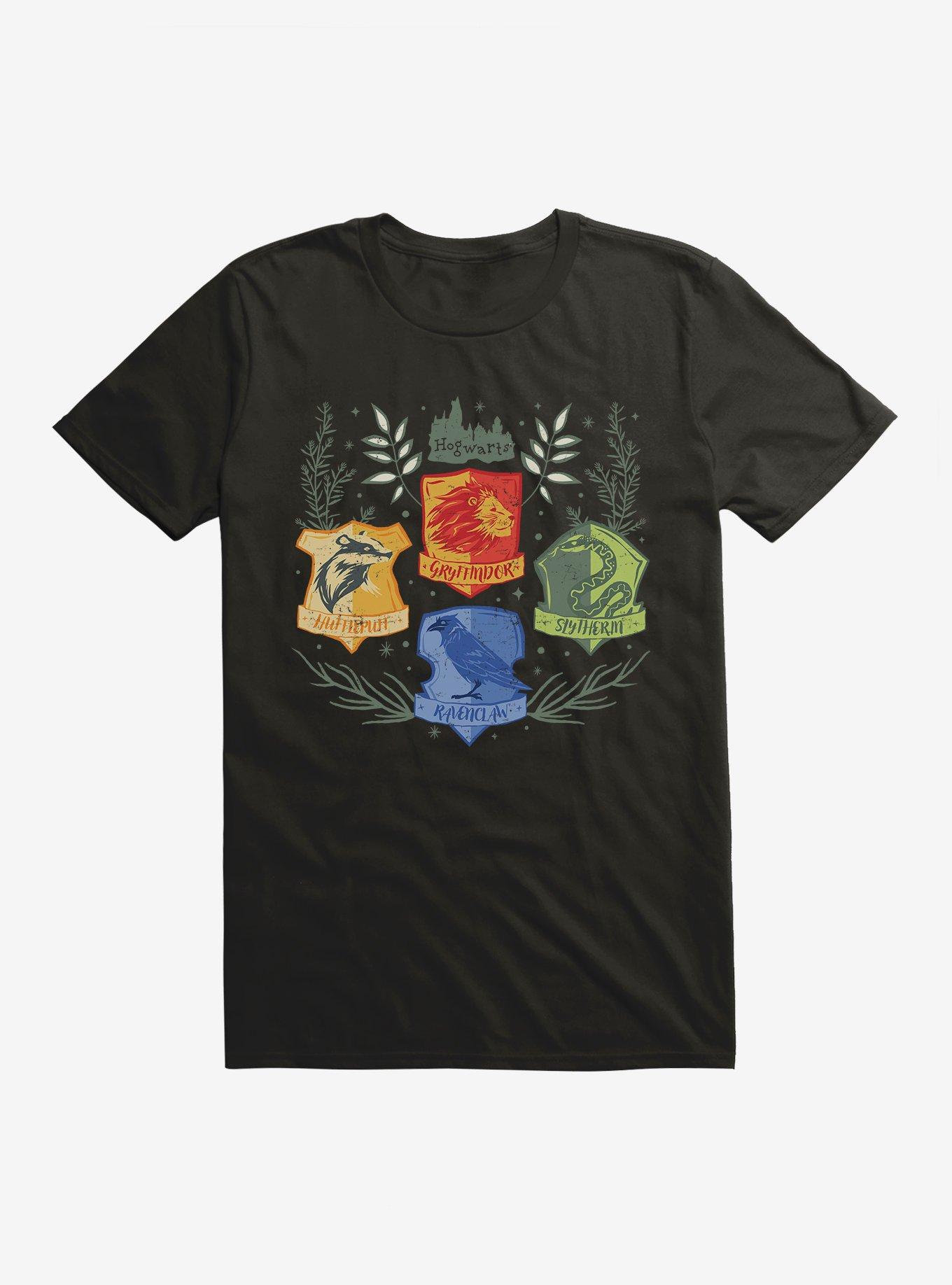 Harry Potter Hogwarts Houses In Bloom T-Shirt, , hi-res