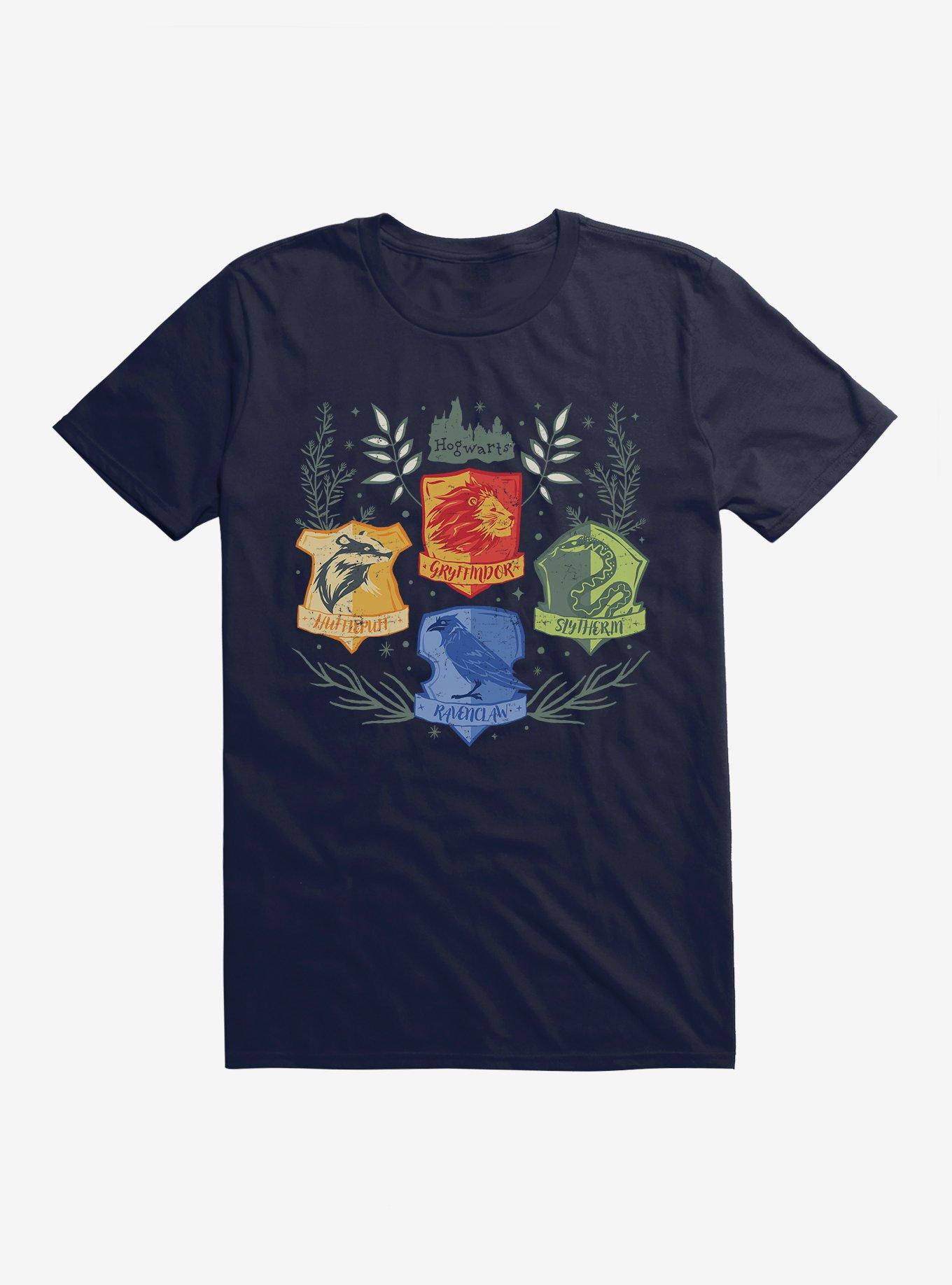 Harry Potter Hogwarts Houses In Bloom T-Shirt