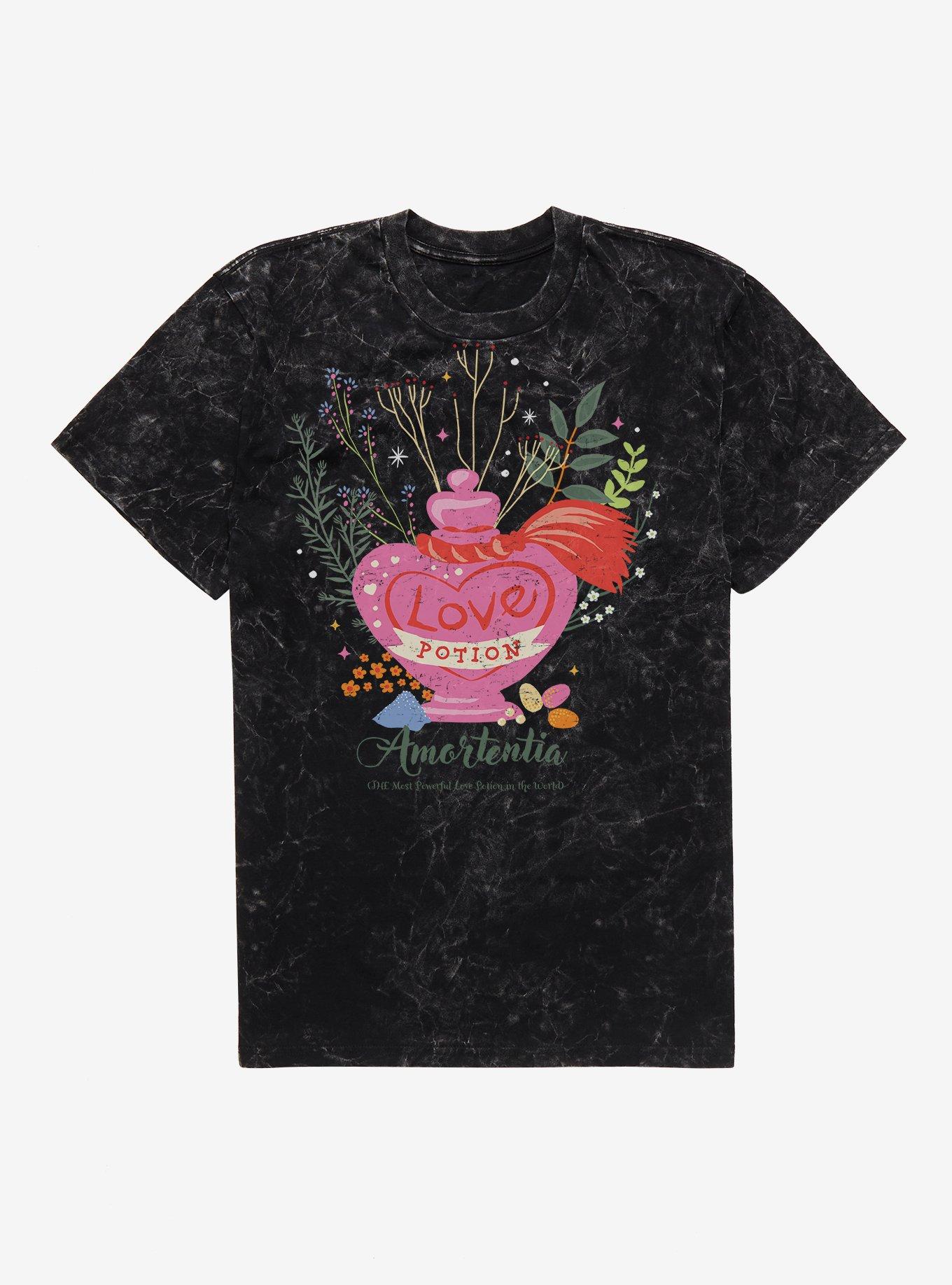 Harry Potter Love Potion Amortentia T-Shirt, BLACK MINERAL WASH, hi-res