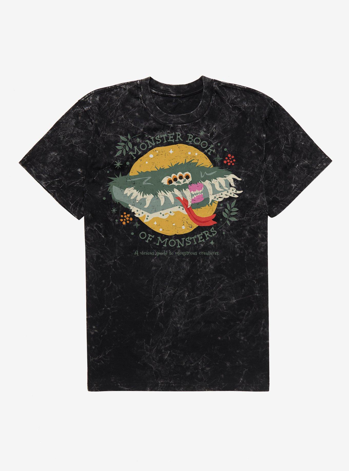 Harry Potter Monster Book Of Monsters T-Shirt, BLACK MINERAL WASH, hi-res