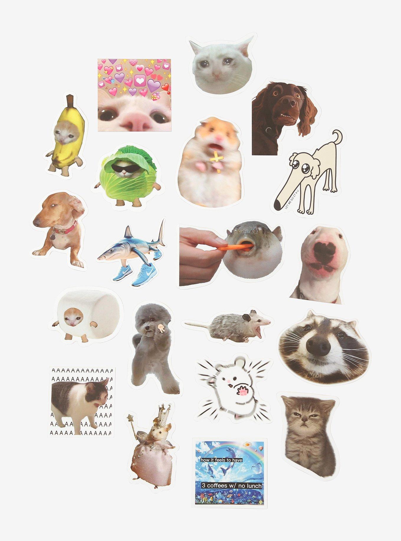 Meme Animals Sticker Pack, , hi-res