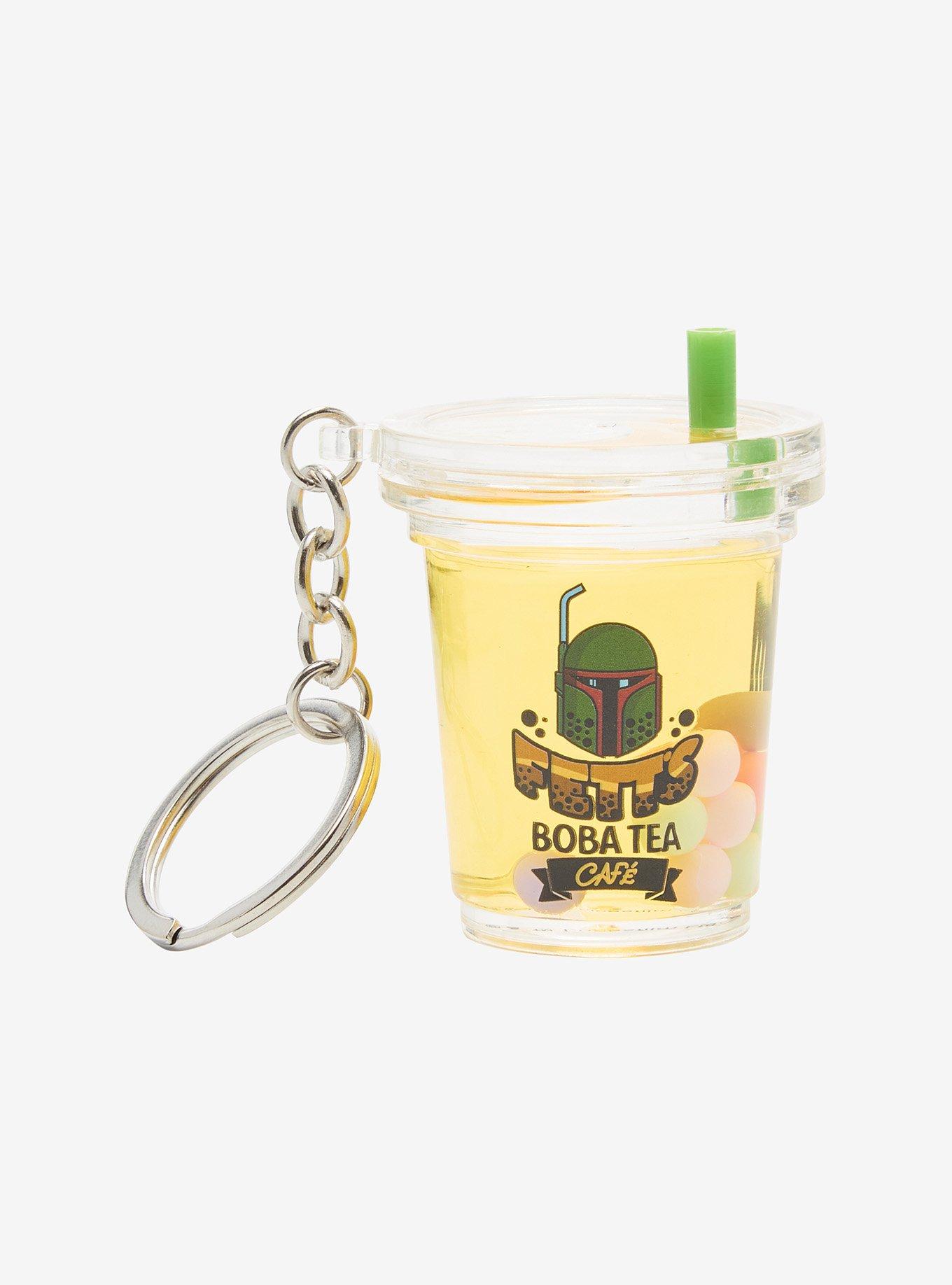 Star Wars Boba Fett Boba Tea Liquid Key Chain, , hi-res