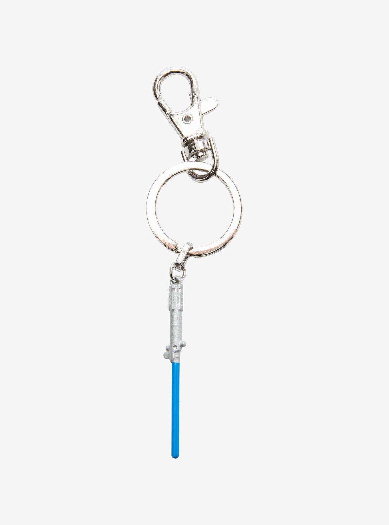 Star Wars Blue Lightsaber Key Chain, , hi-res