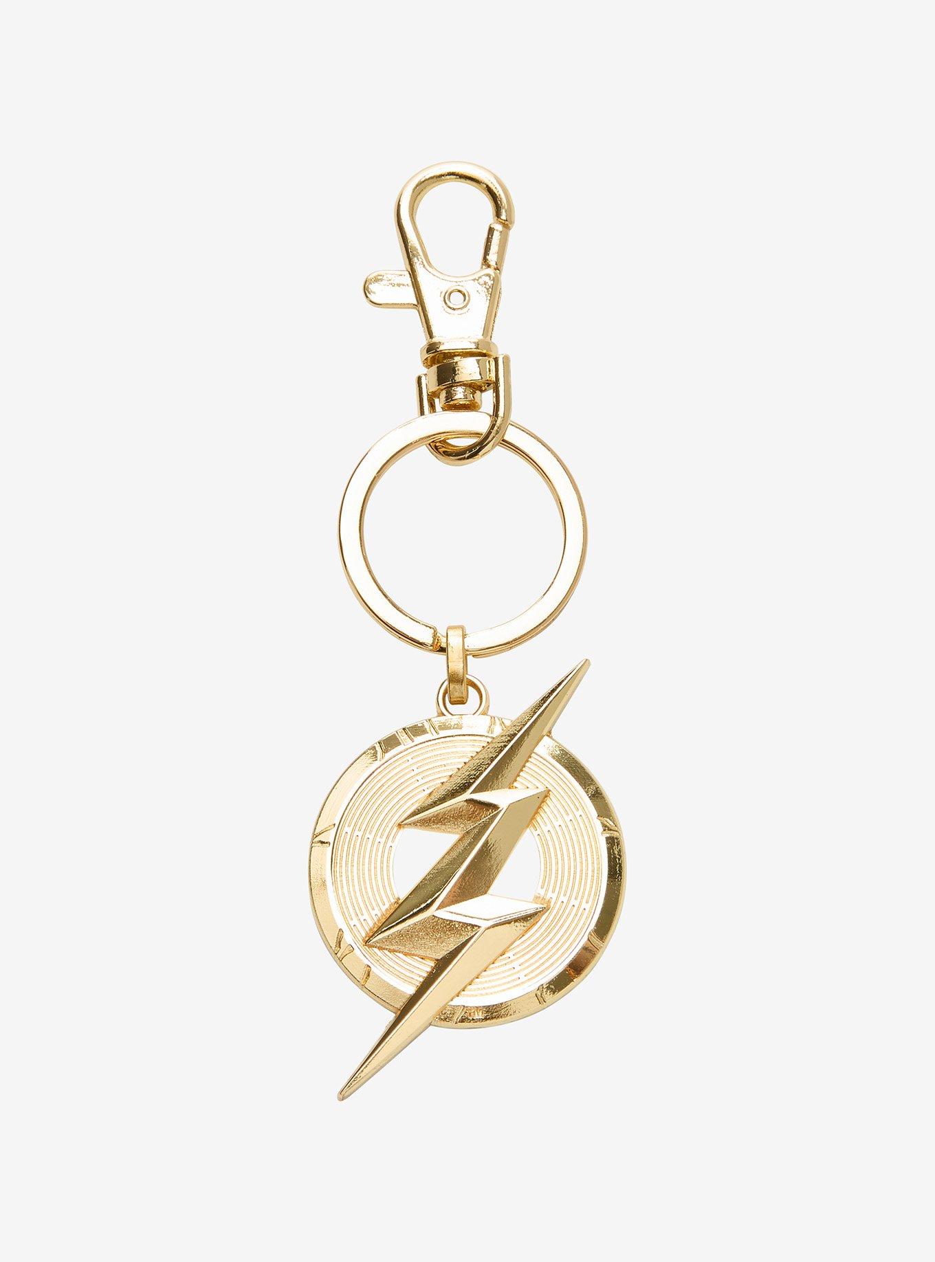 DC Comics The Flash Logo Glow-In-The-Dark Key Chain, , hi-res