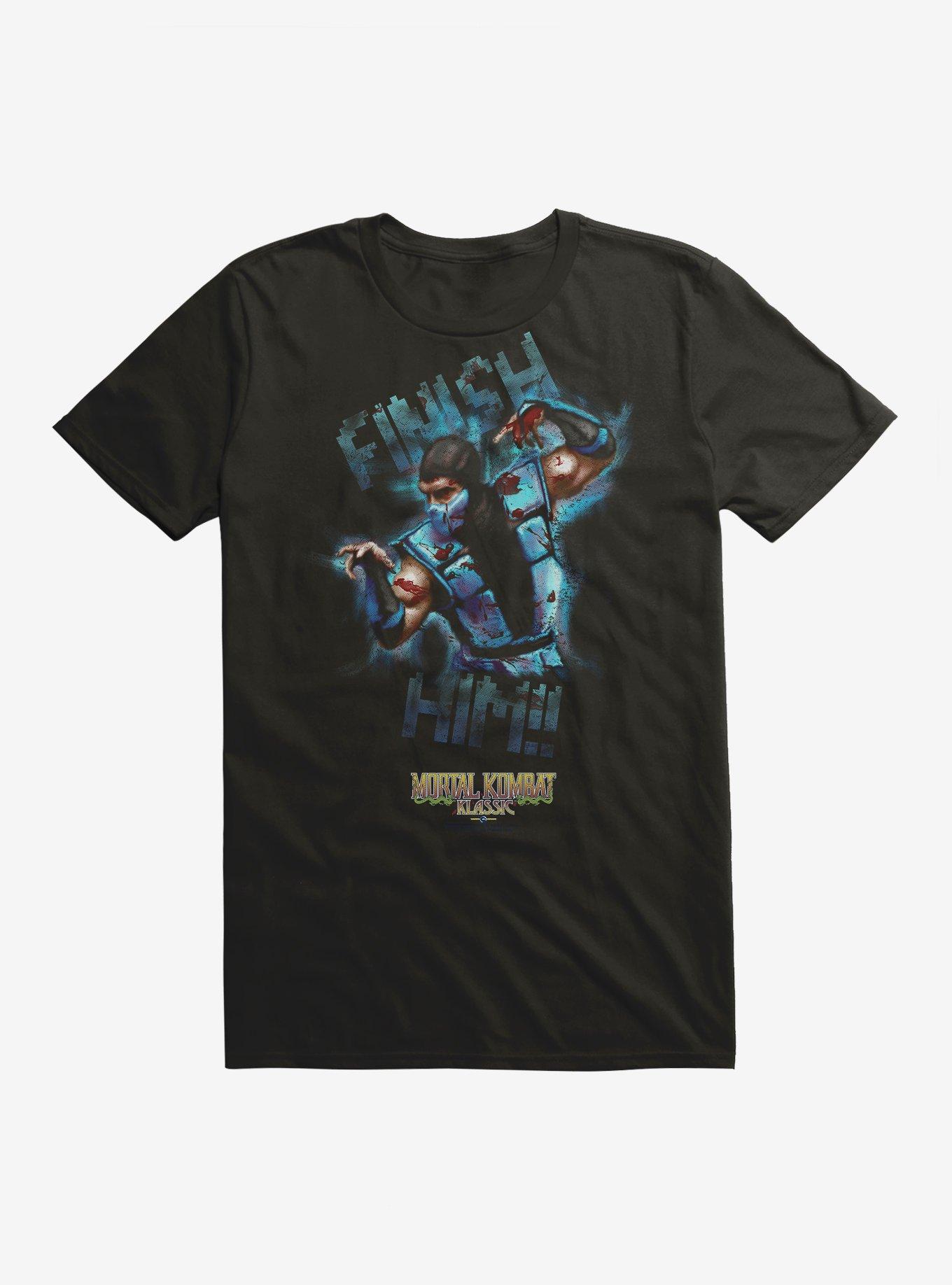 Mortal Kombat Klassic Sub-Zero Finish Him!! T-Shirt, , hi-res