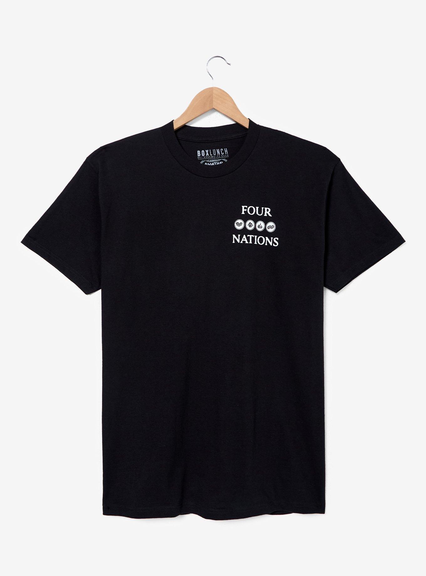 Avatar: The Last Airbender Four Nations T-Shirt — BoxLunch Exclusive, , hi-res