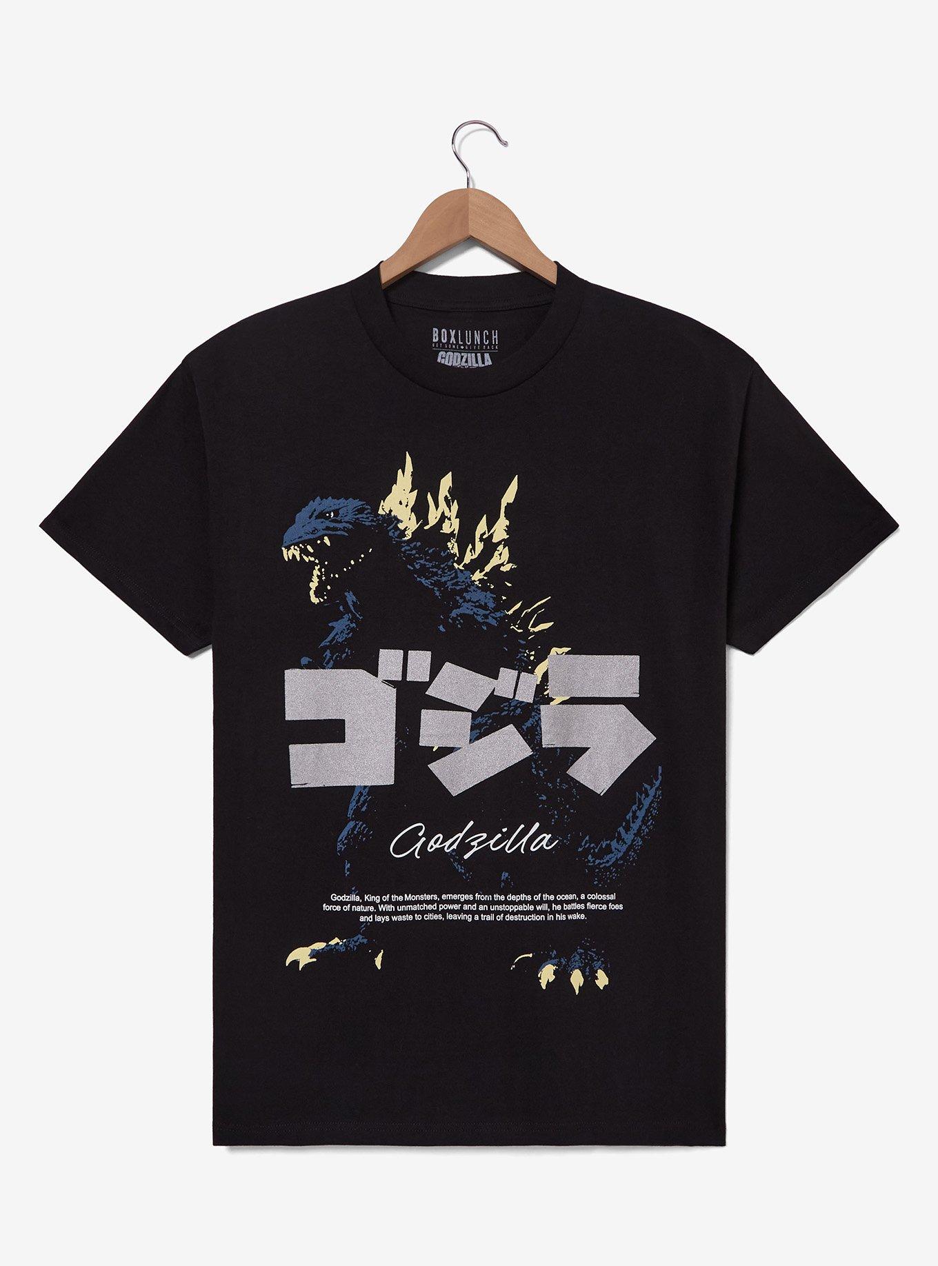 Godzilla Silver Lettering T-Shirt - BoxLunch Exclusive, , hi-res