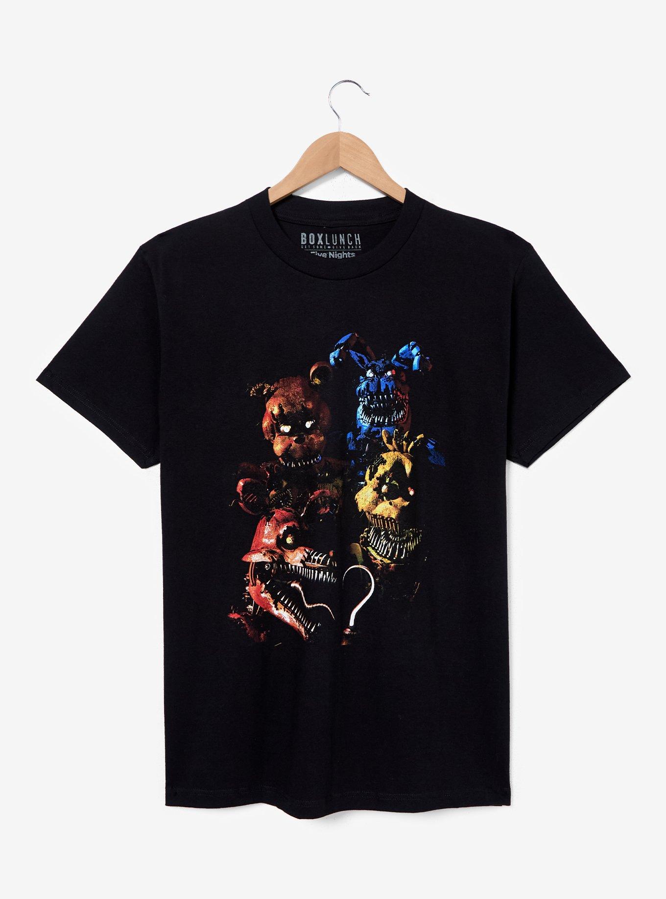 Five Nights at Freddy's Animatronics Group Portrait T-Shirt - BoxLunch Exclusive, , hi-res
