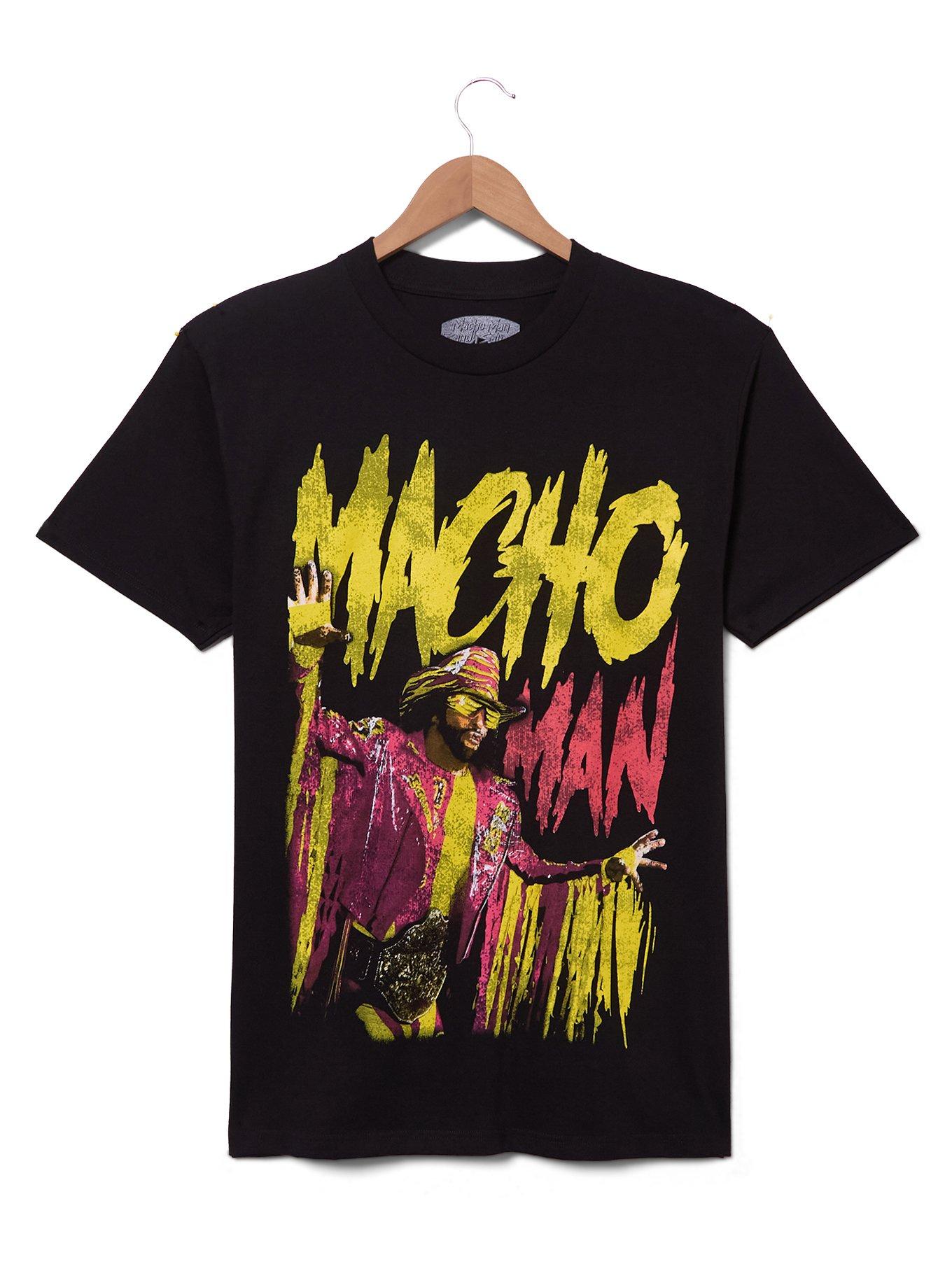 WWE Macho Man Randy Savage Portrait T-Shirt - BoxLunch Exclusive, , hi-res