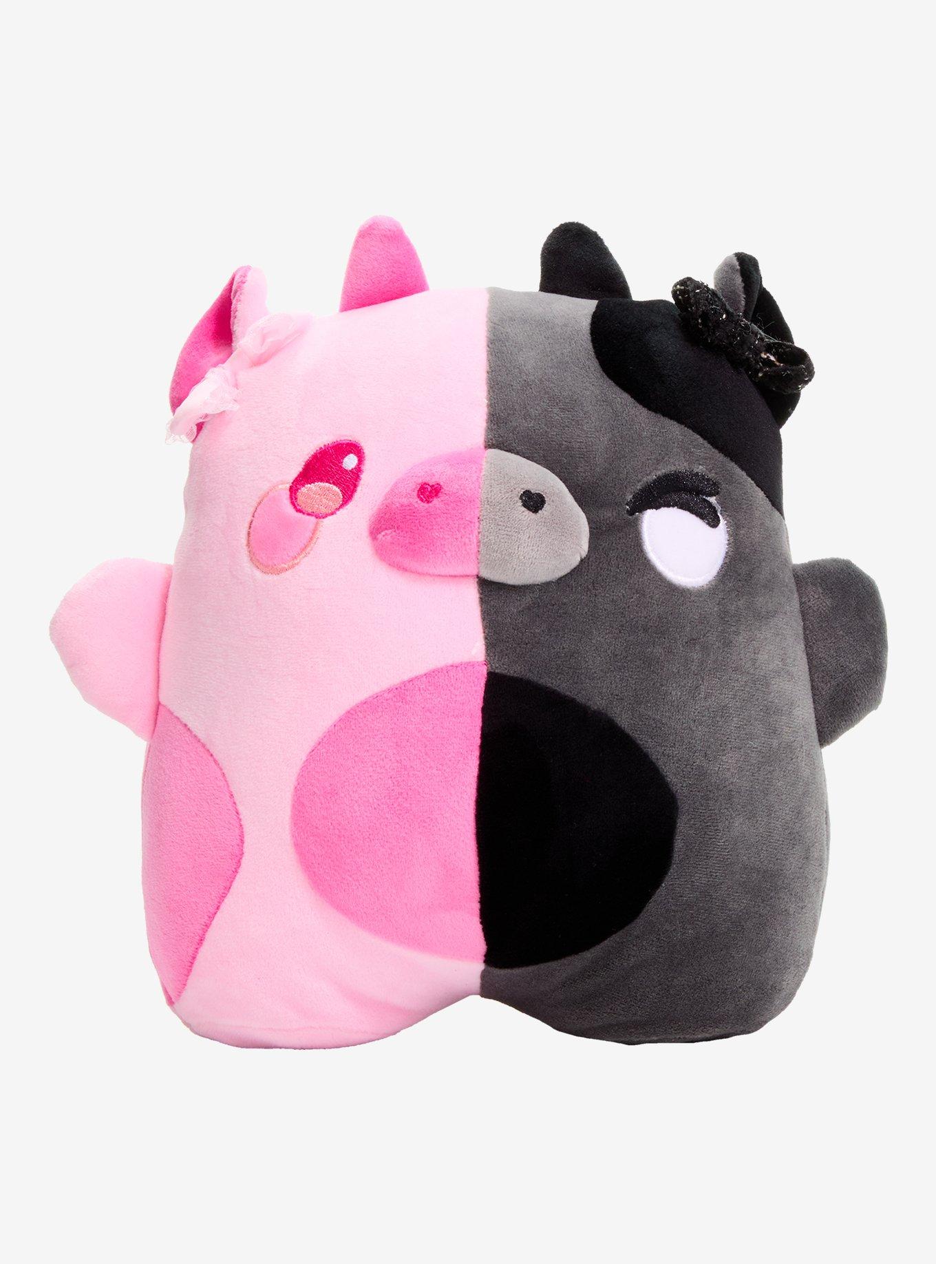 PlushGoals Half & Half Princess & Goth Cow Plush, , hi-res