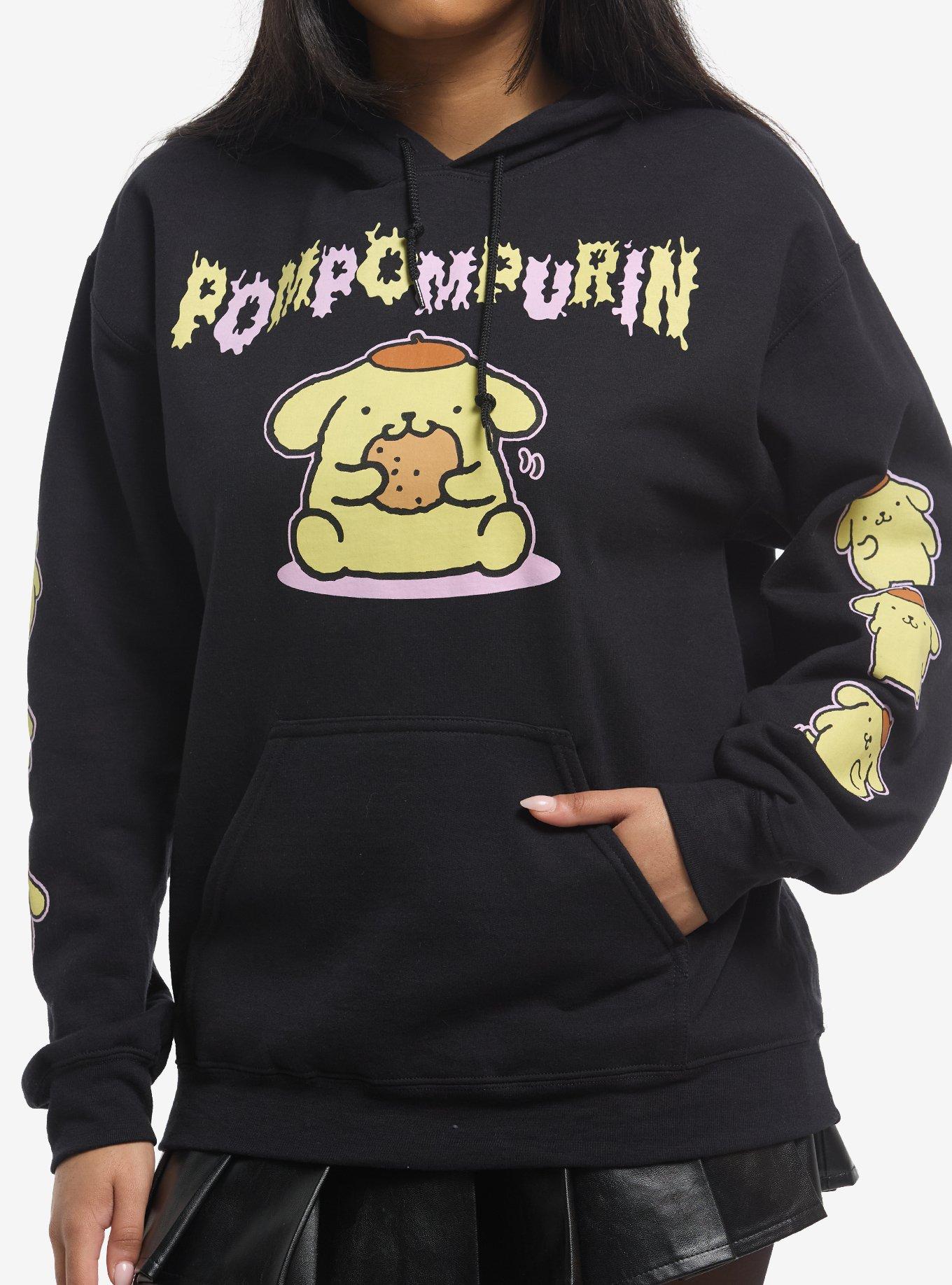 Pompompurin Cookie Pose Metal Hoodie, , hi-res