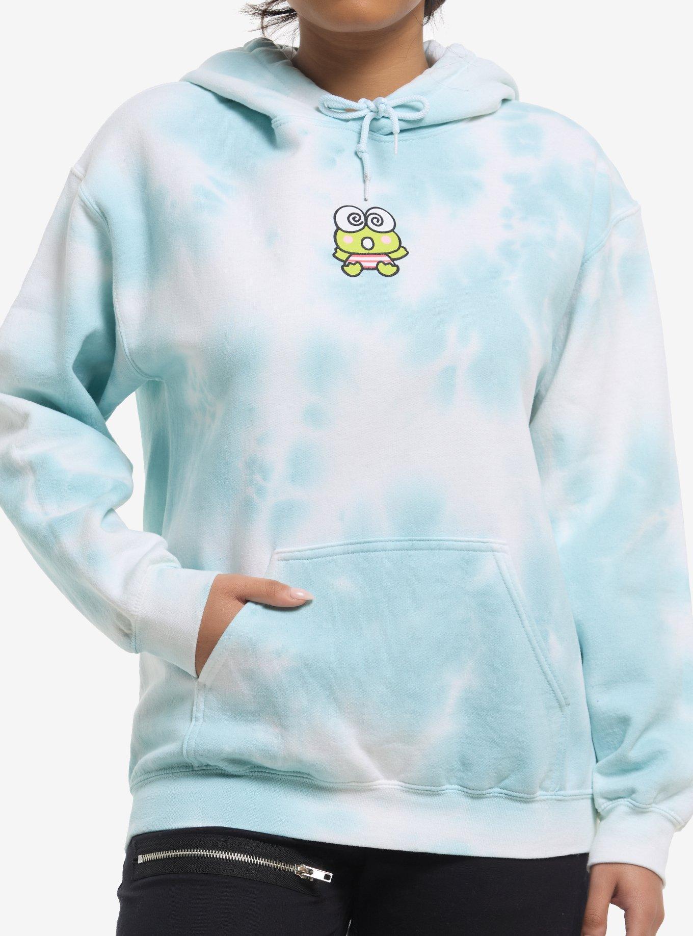 Keroppi Grid Tie-Dye Hoodie
