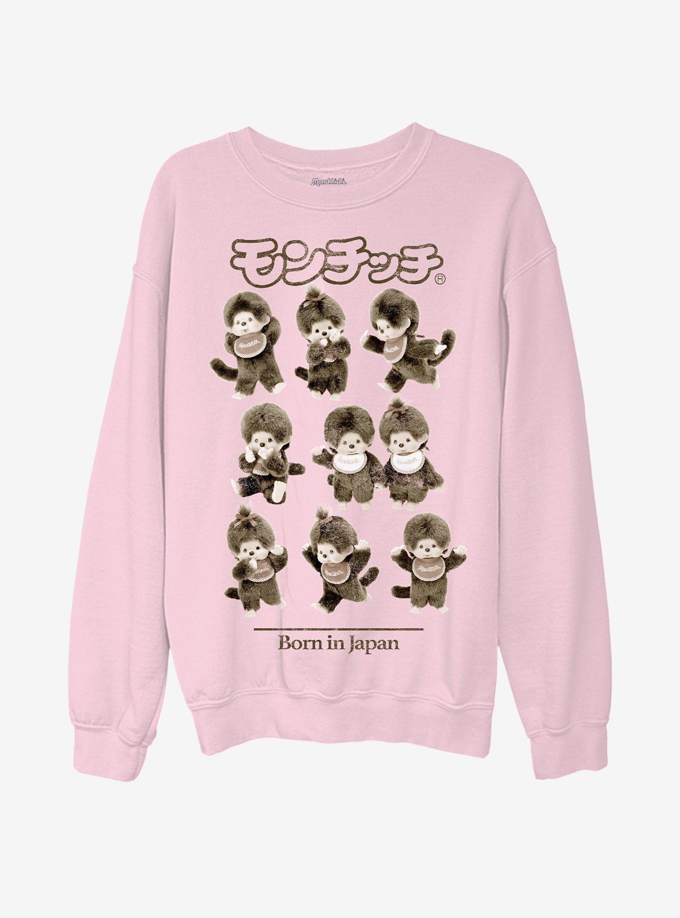 Monchhichi Pastel Grid Sweatshirt, , hi-res
