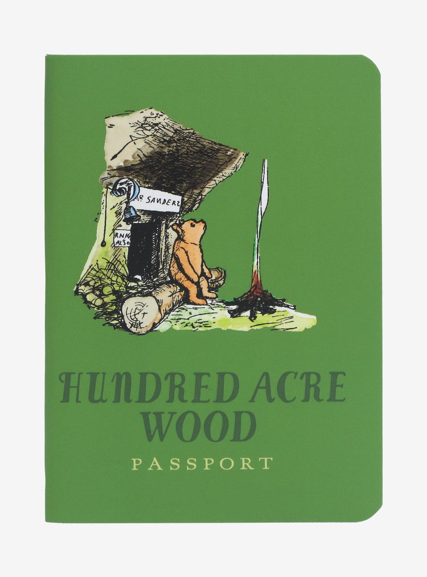 Winnie The Pooh Hundred Acre Wood Passport Notebook, , hi-res