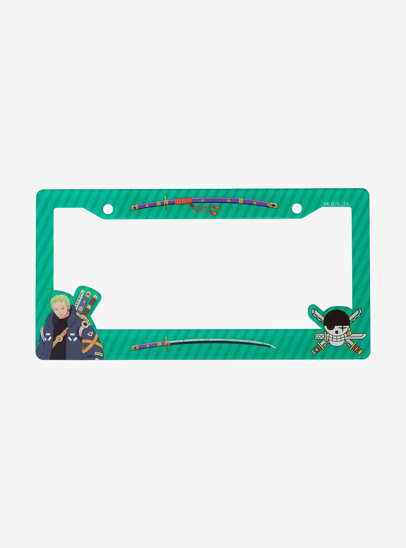 One Piece Zoro License Plate Frame &mdash; BoxLunch Exclusive, , hi-res