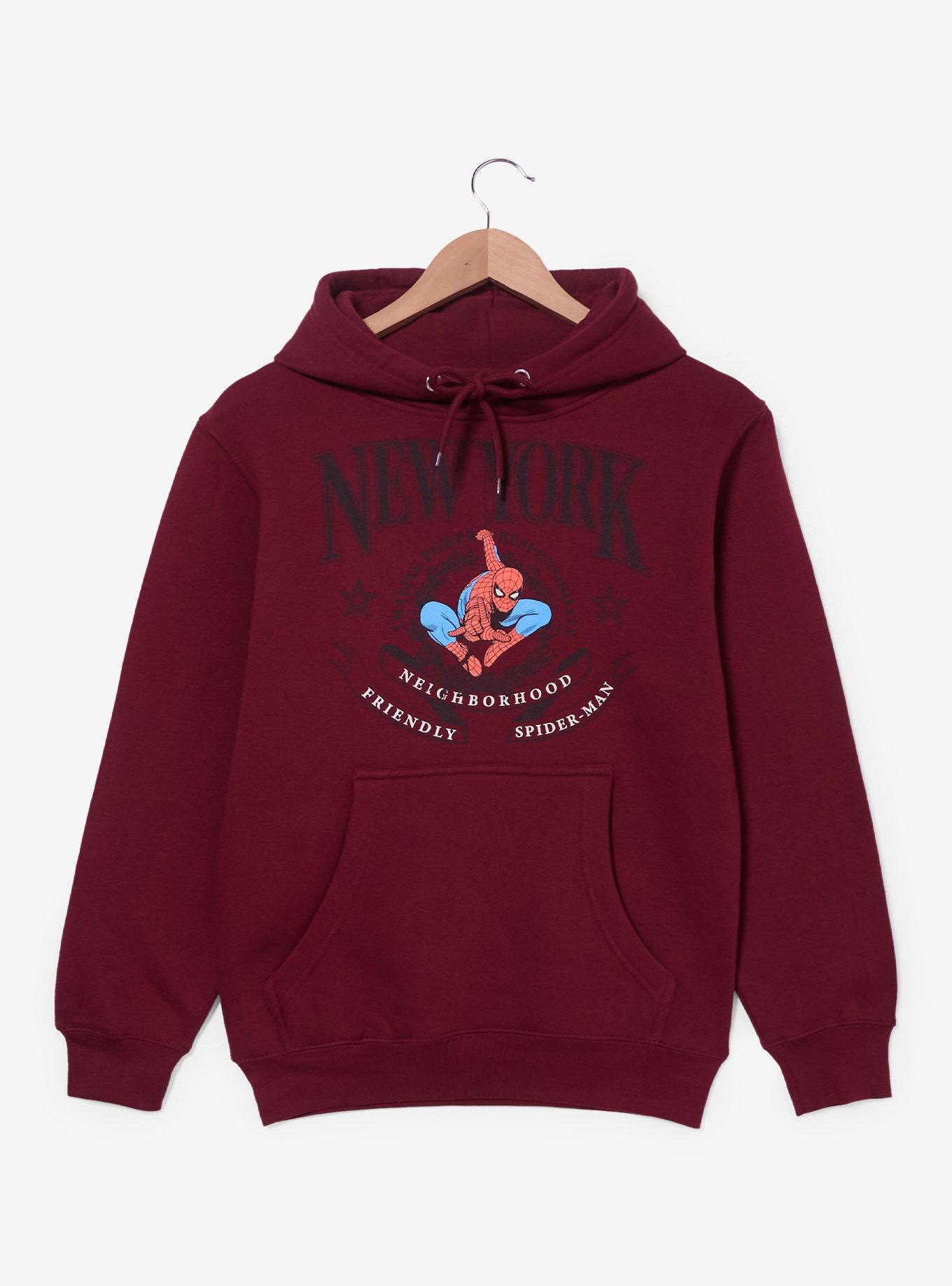 Marvel Spider-Man Retro Comic Hoodie — BoxLunch Exclusive, , hi-res