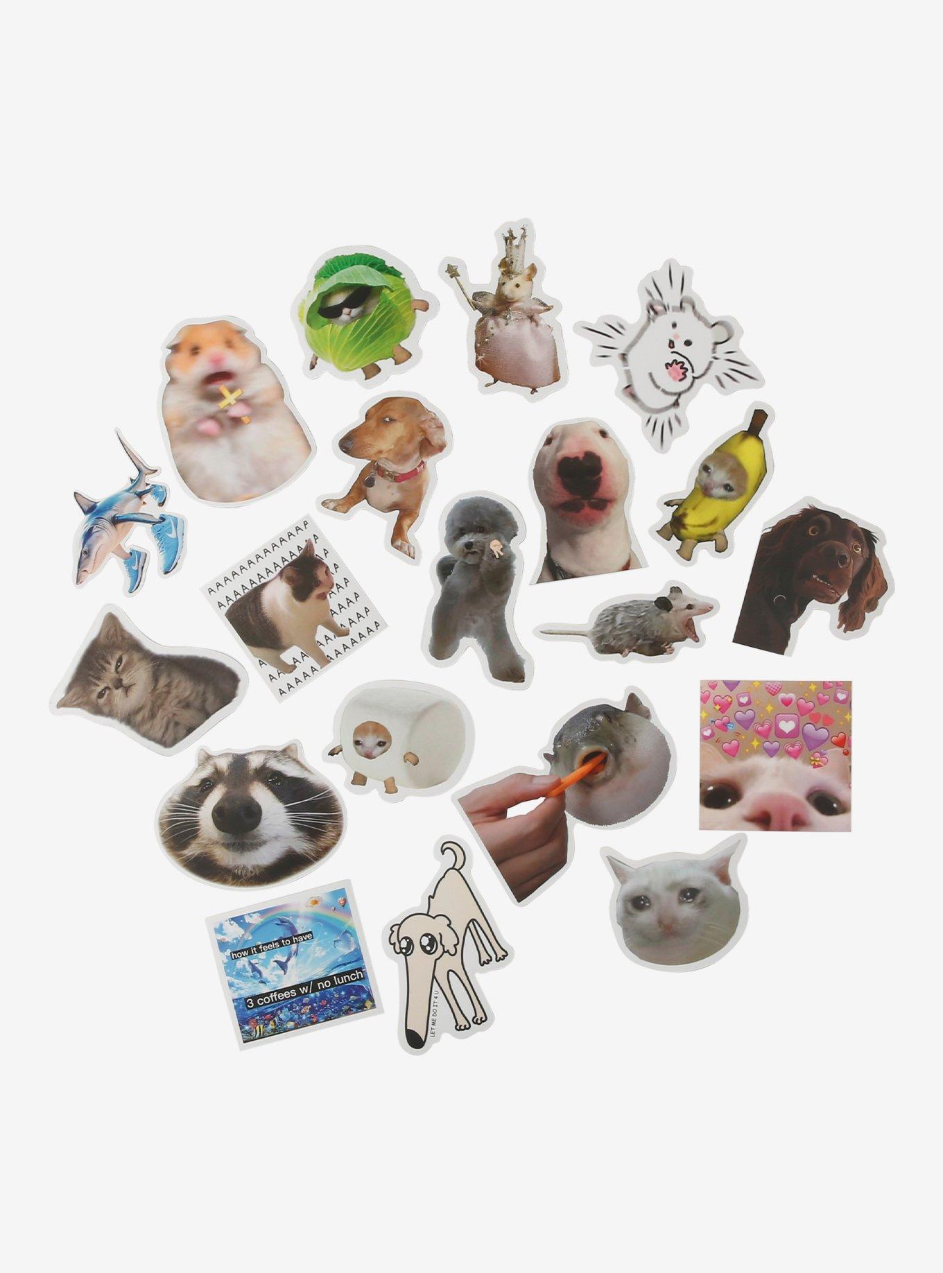 Crazy Animals Series 1 Blind Bag Sticker Set, , hi-res