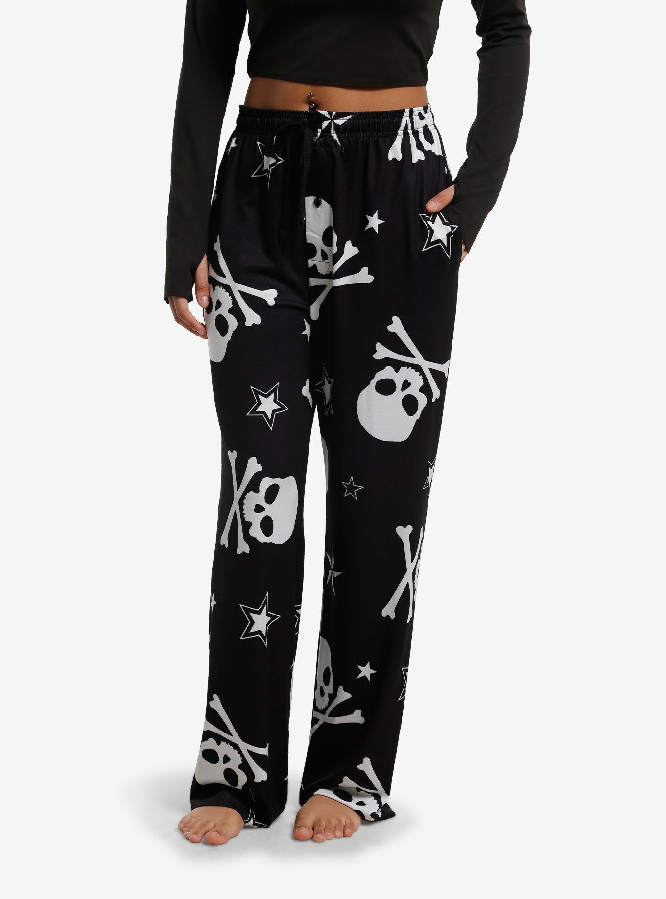 Skulls & Stars Pajama Pants, , hi-res