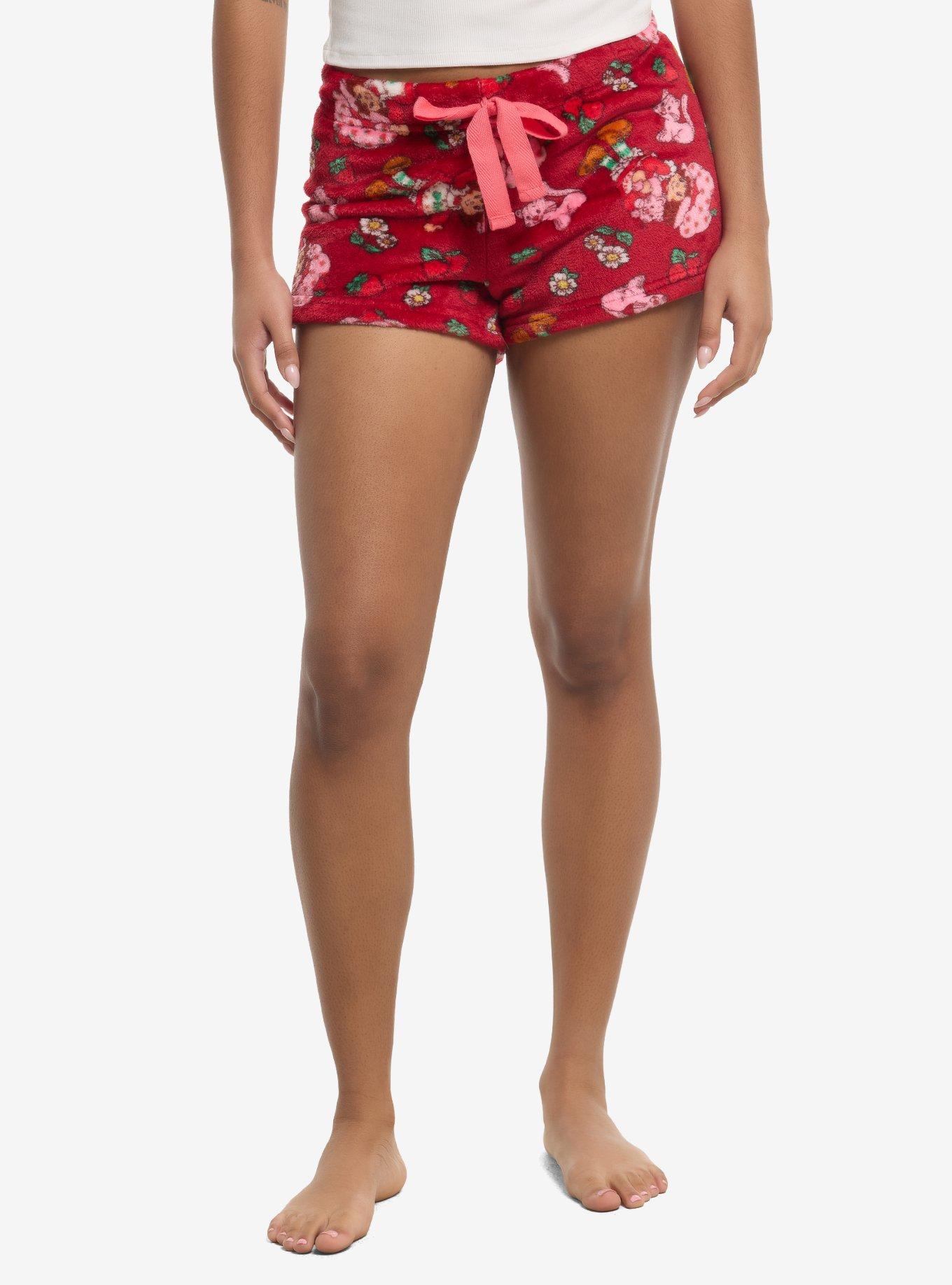 Strawberry Shortcake Plush Girls Lounge Short Set, , hi-res