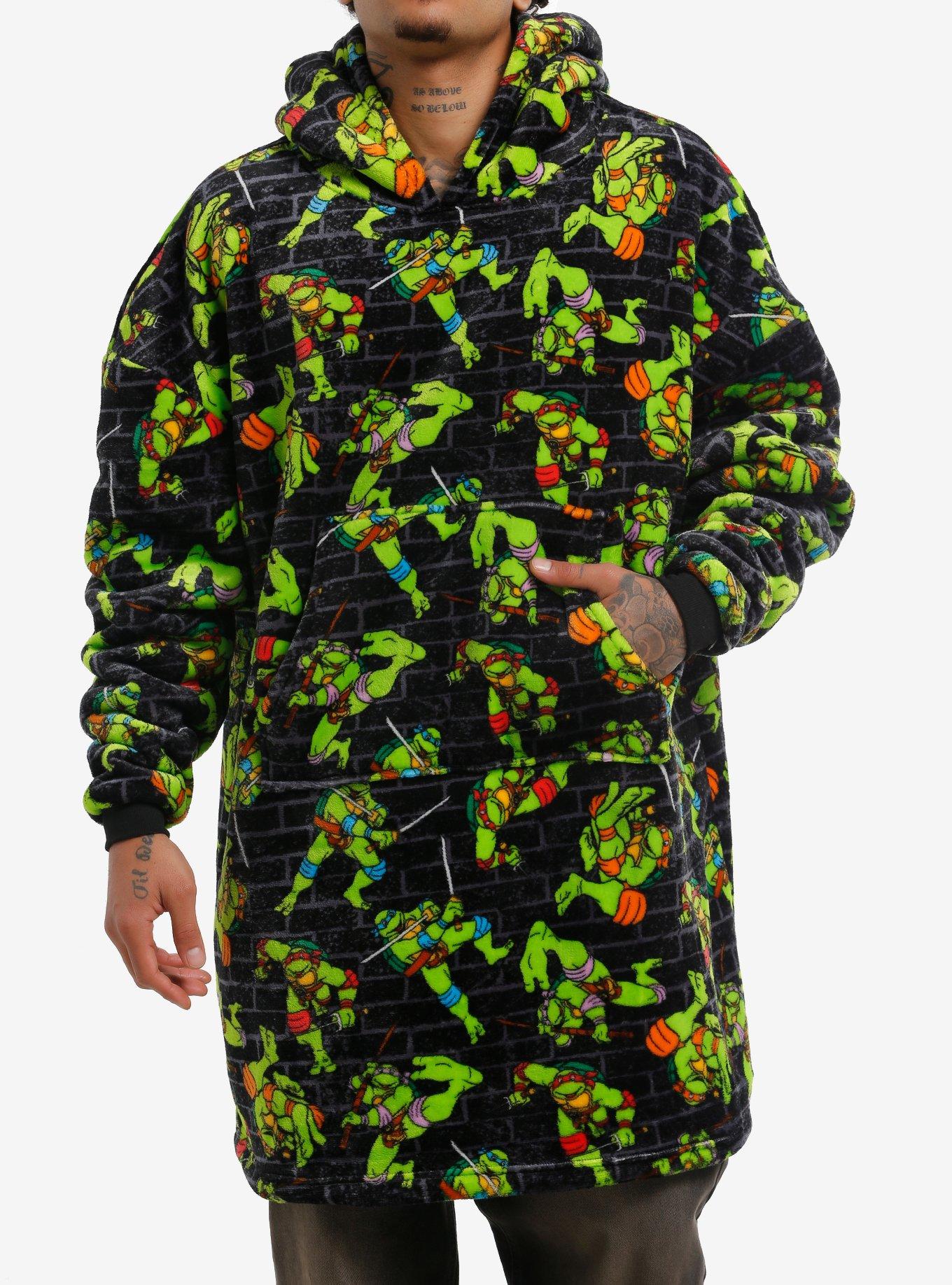 Teenage Mutant Ninja Turtles Fuzzy Oversized Hoodie, , hi-res