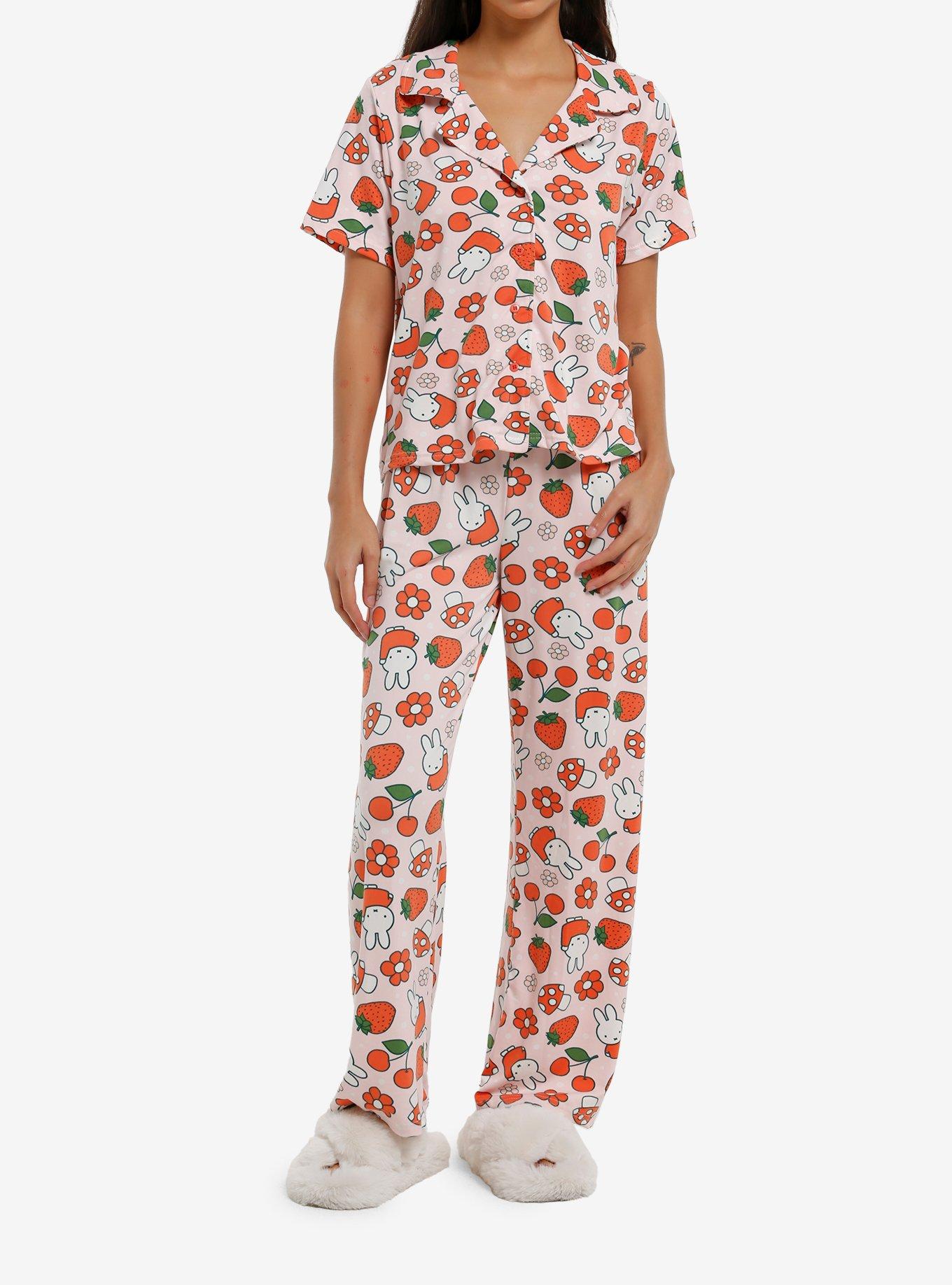 Miffy Strawberries Pajama Set, , hi-res
