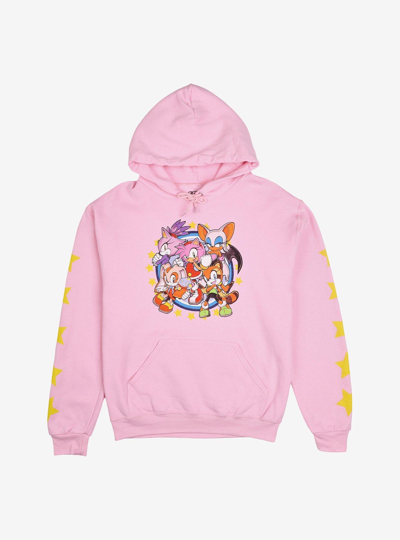 Sonic The Hedgehog Girl Group Star Hoodie