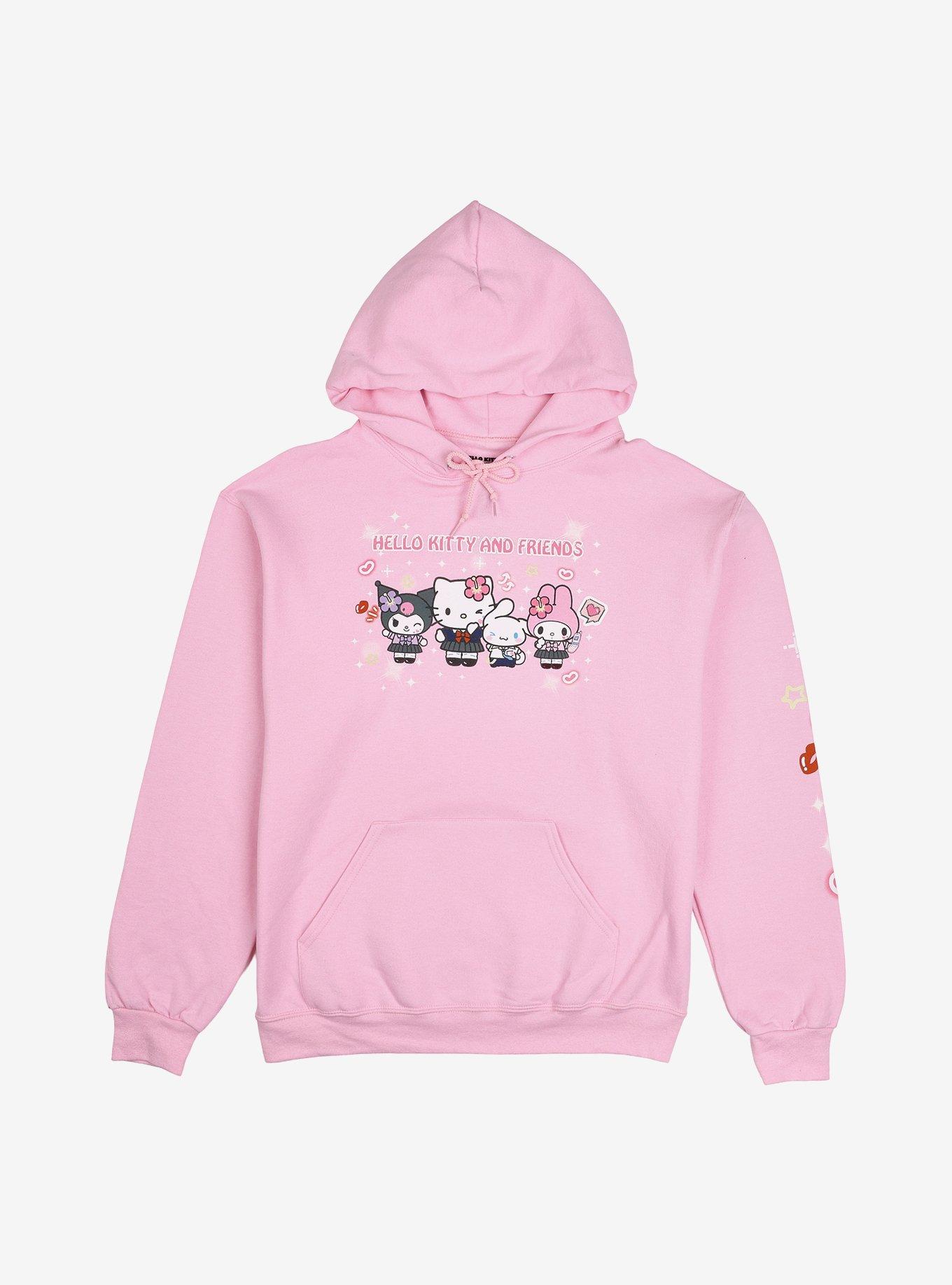Hello Kitty And Friends Kogyaru Group Hoodie, , hi-res