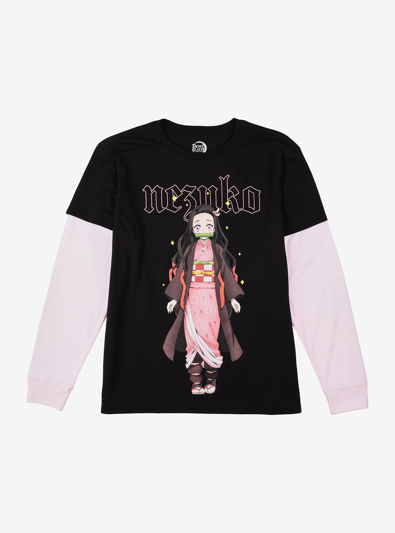 Demon Slayer: Kimetsu No Yaiba Nezuko Long-Sleeve Twofer, , hi-res