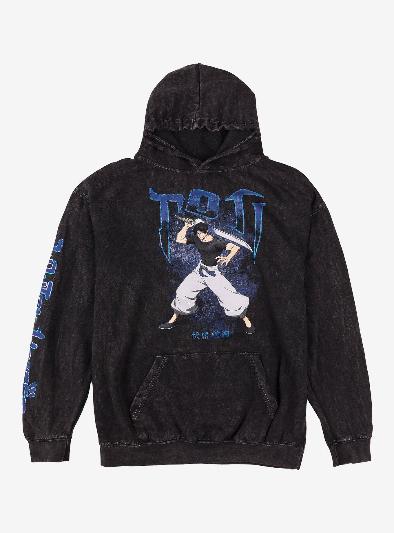 Jujutsu Kaisen Toji Mineral Wash Hoodie, , hi-res