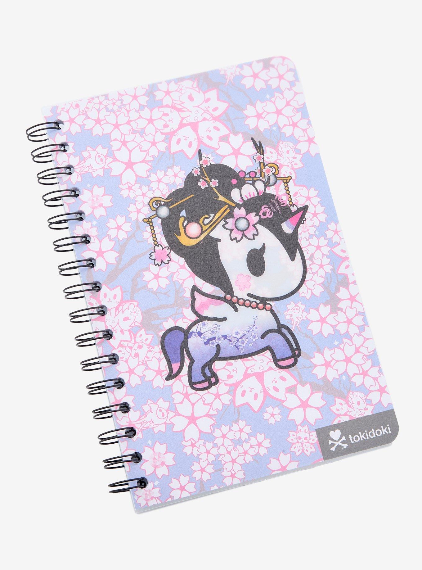 Tokidoki Unicorno Sakura Spiral-Bound Notebook, , hi-res