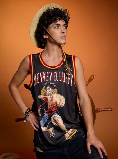 One Piece Luffy Wanted Basketball Jersey | Hot Topic