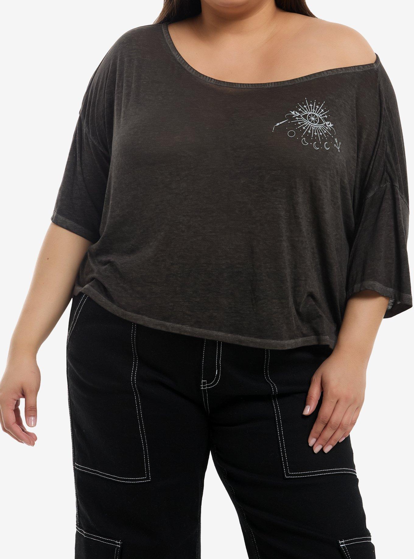 A Court Of Thorns And Roses Feyre Icons Girls Off-Shoulder T-Shirt Plus Size, , hi-res