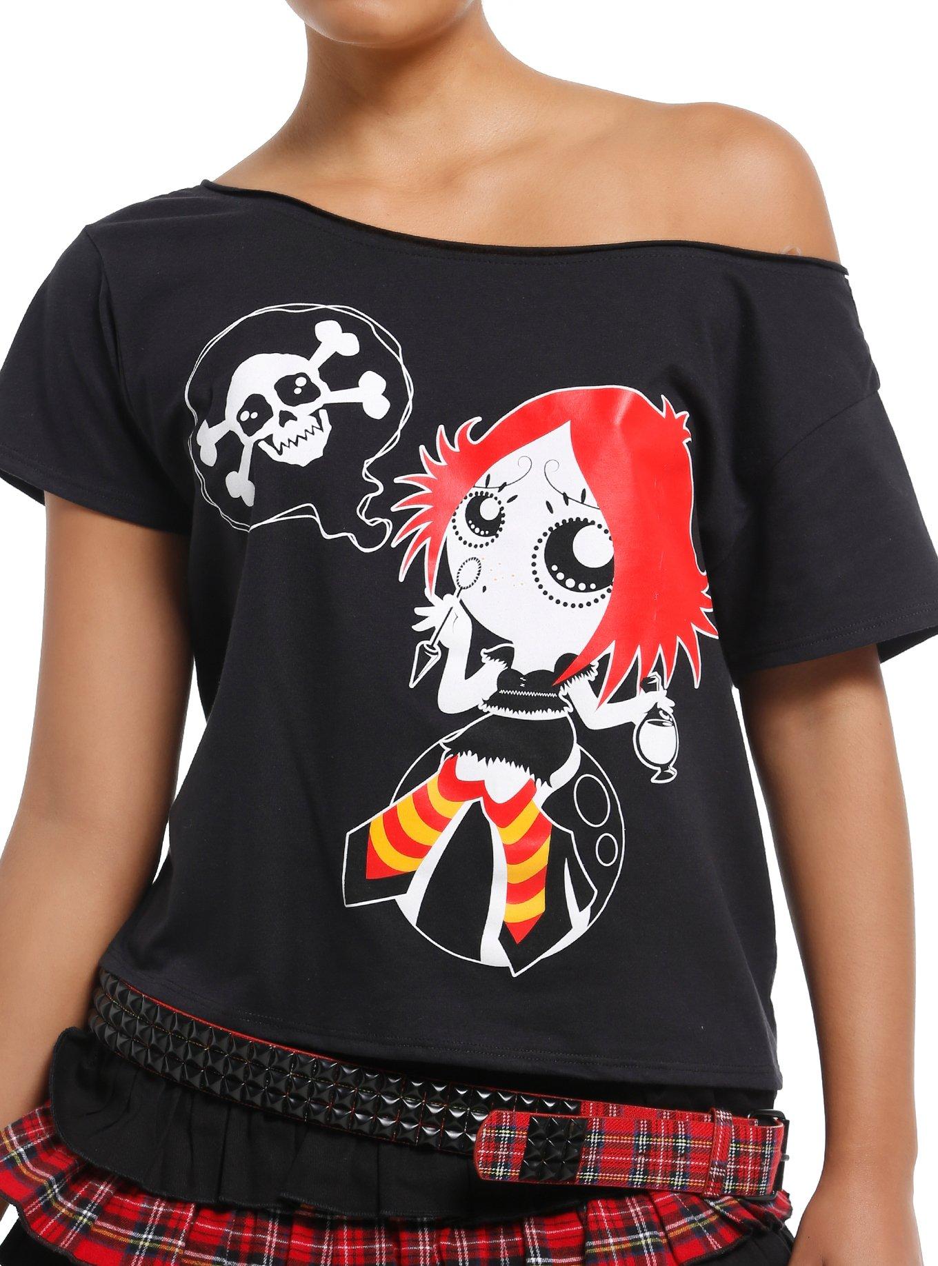 Ruby Gloom Off-Shoulder Girls T-Shirt, , hi-res