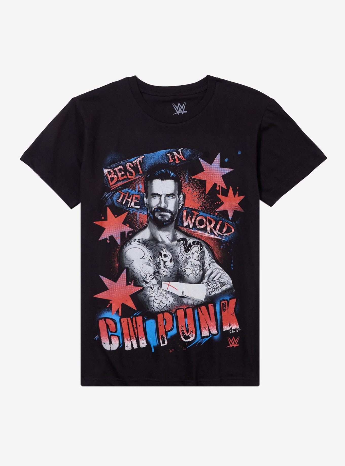 WWE CM Punk Portrait T-Shirt, , hi-res