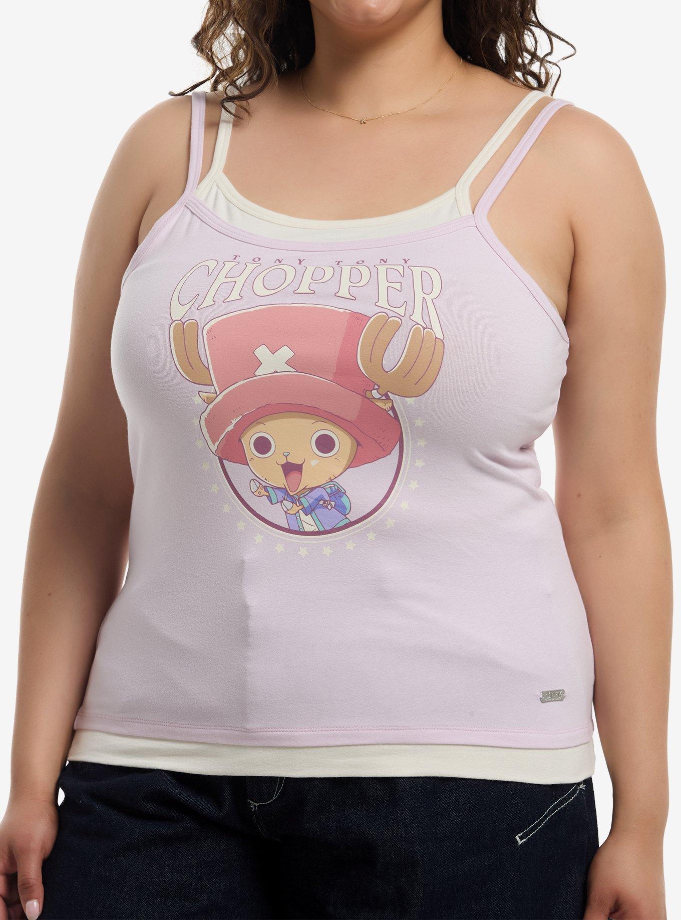One Piece Chopper Layered Girls Cami Plus Size, , hi-res