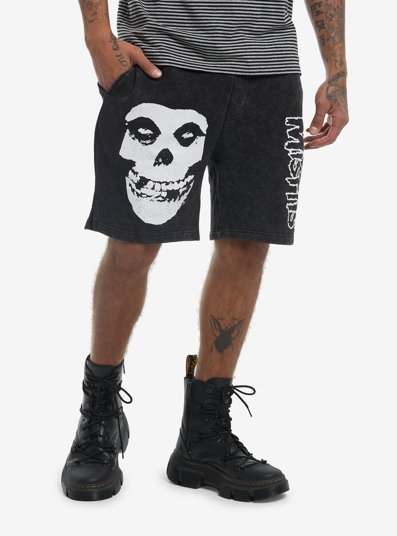 Misfits Fiend Skull Lounge Shorts, , hi-res